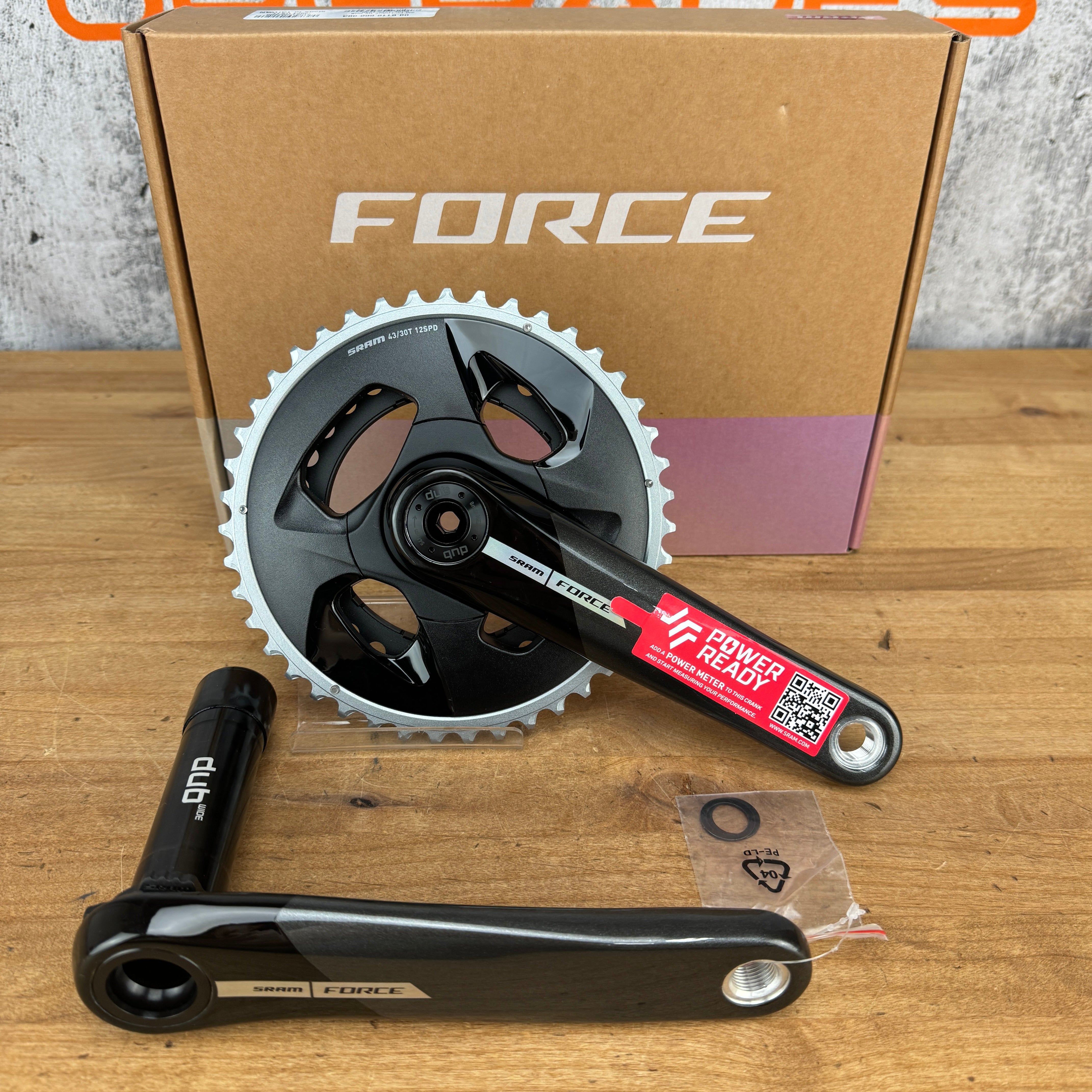 New SRAM Force AXS D2 172.5mm DUB Wide 43 30t 12 Speed Carbon Crankse CyclingUpgrades