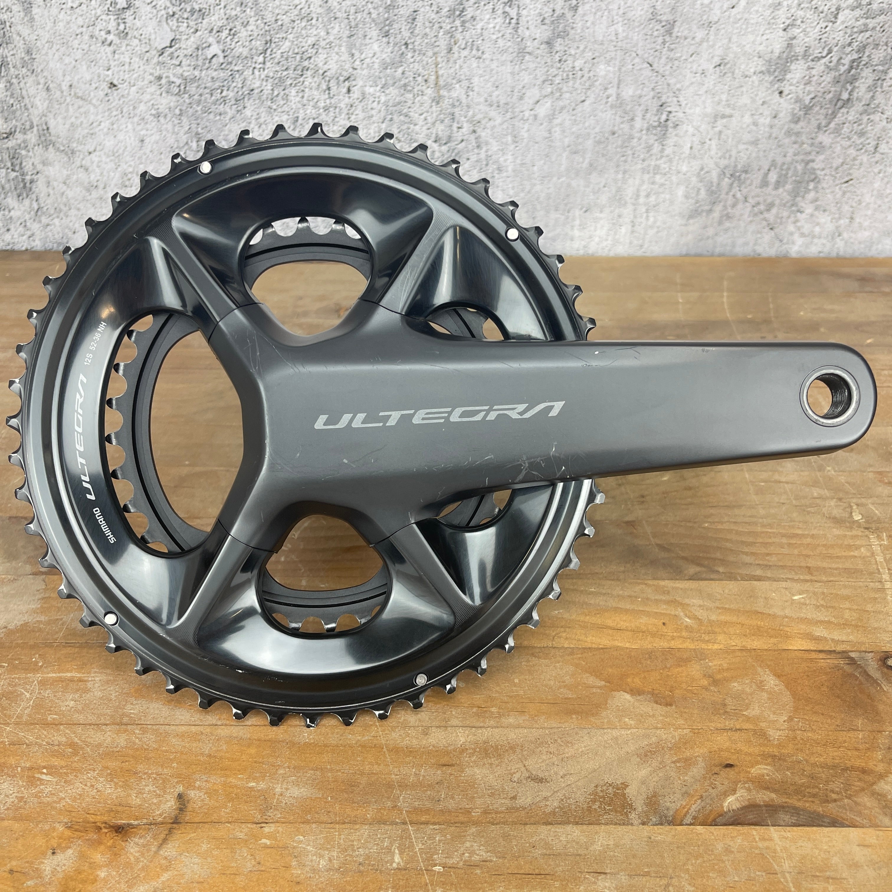 Shimano Ultegra FC-R8100 172.5mm 52/36t 12-Speed Alloy Bike Crankset 7 –  CyclingUpgrades.com