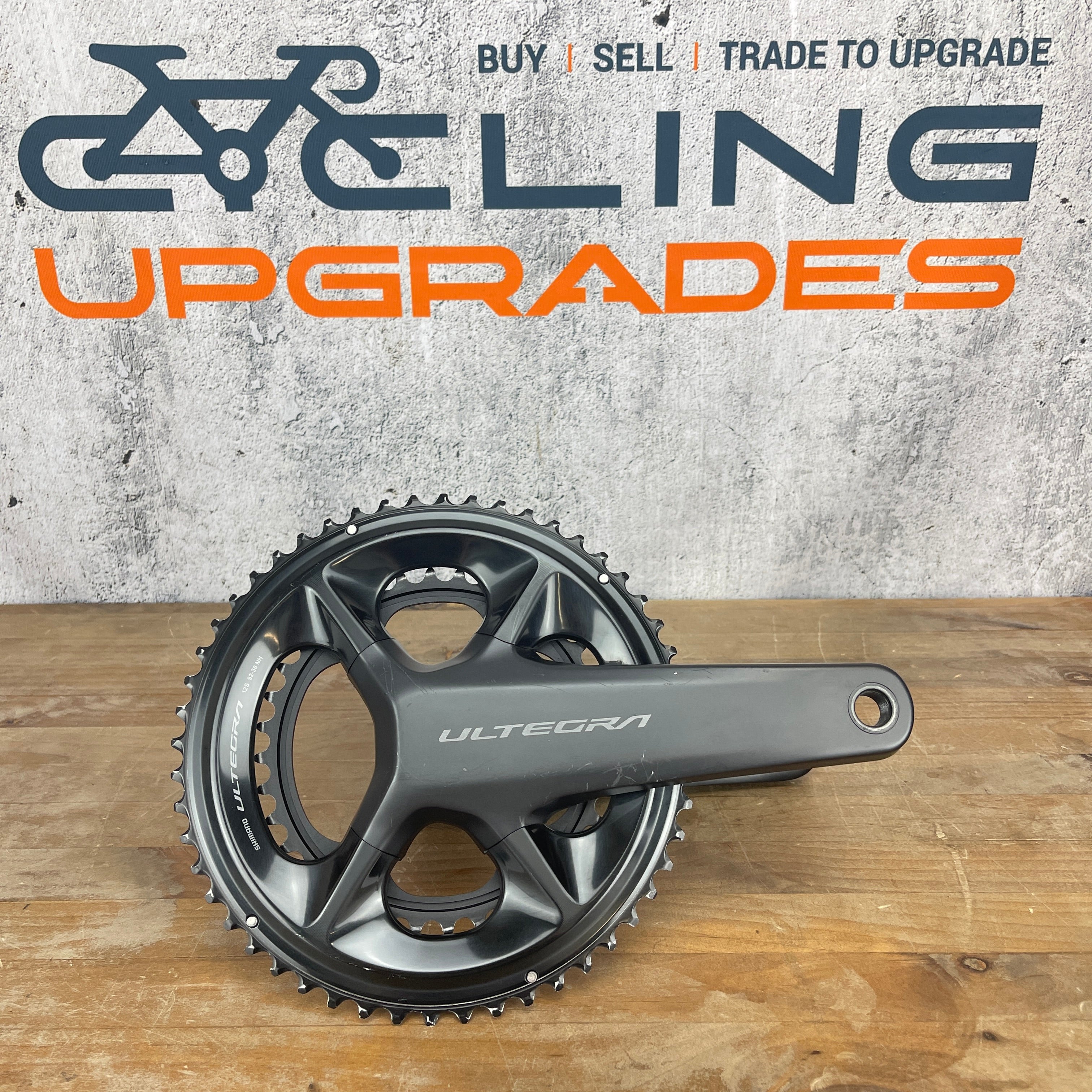 Shimano Ultegra FC-R8100 172.5mm 52/36t 12-Speed Alloy Bike Crankset 7 –  CyclingUpgrades.com