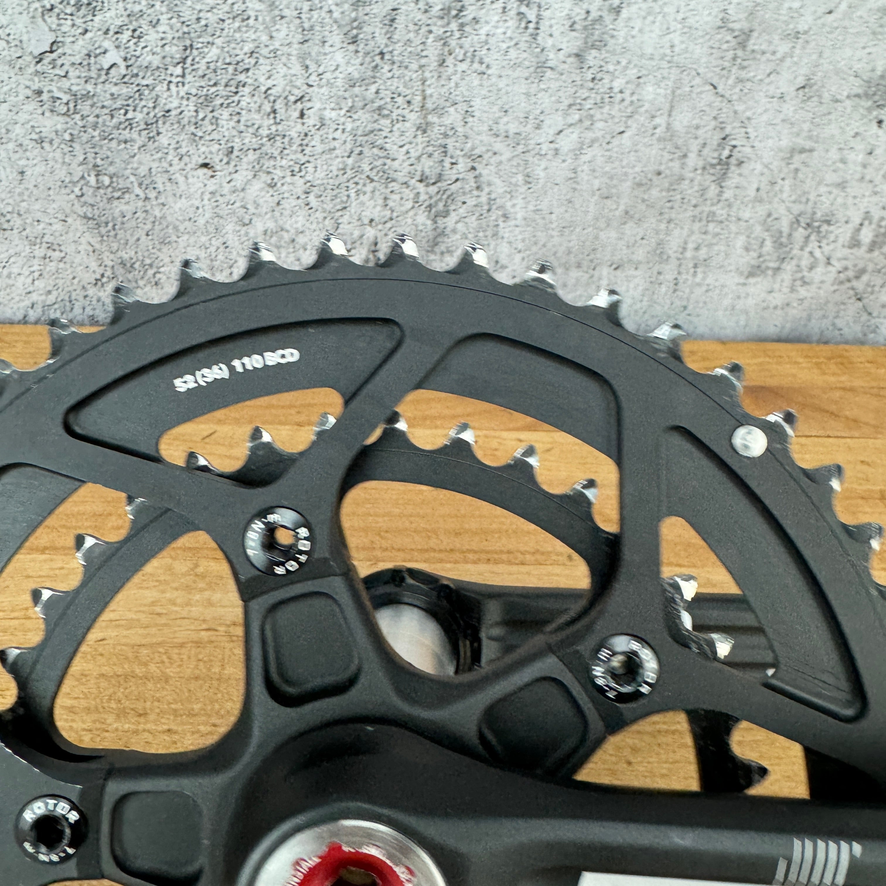 Rotor 3D30 Alloy 52/36t NoQ 5-Bolt 110 BCD 172.5mm Crankset 30mm Spind –  CyclingUpgrades.com