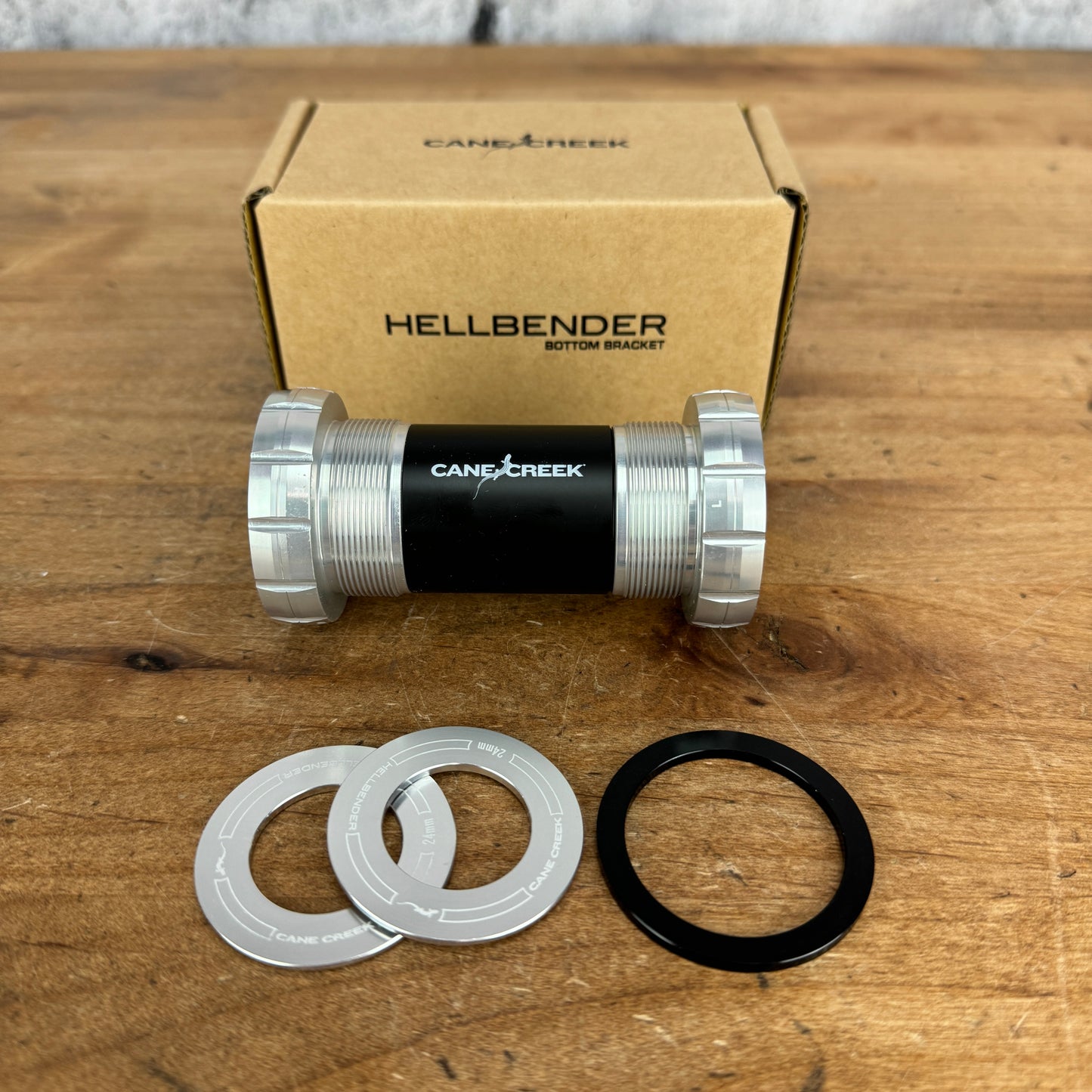 New! Cane Creek Hellbender 70 BSA for Shimano 24mm Silver Bottom Bracket BAI0186