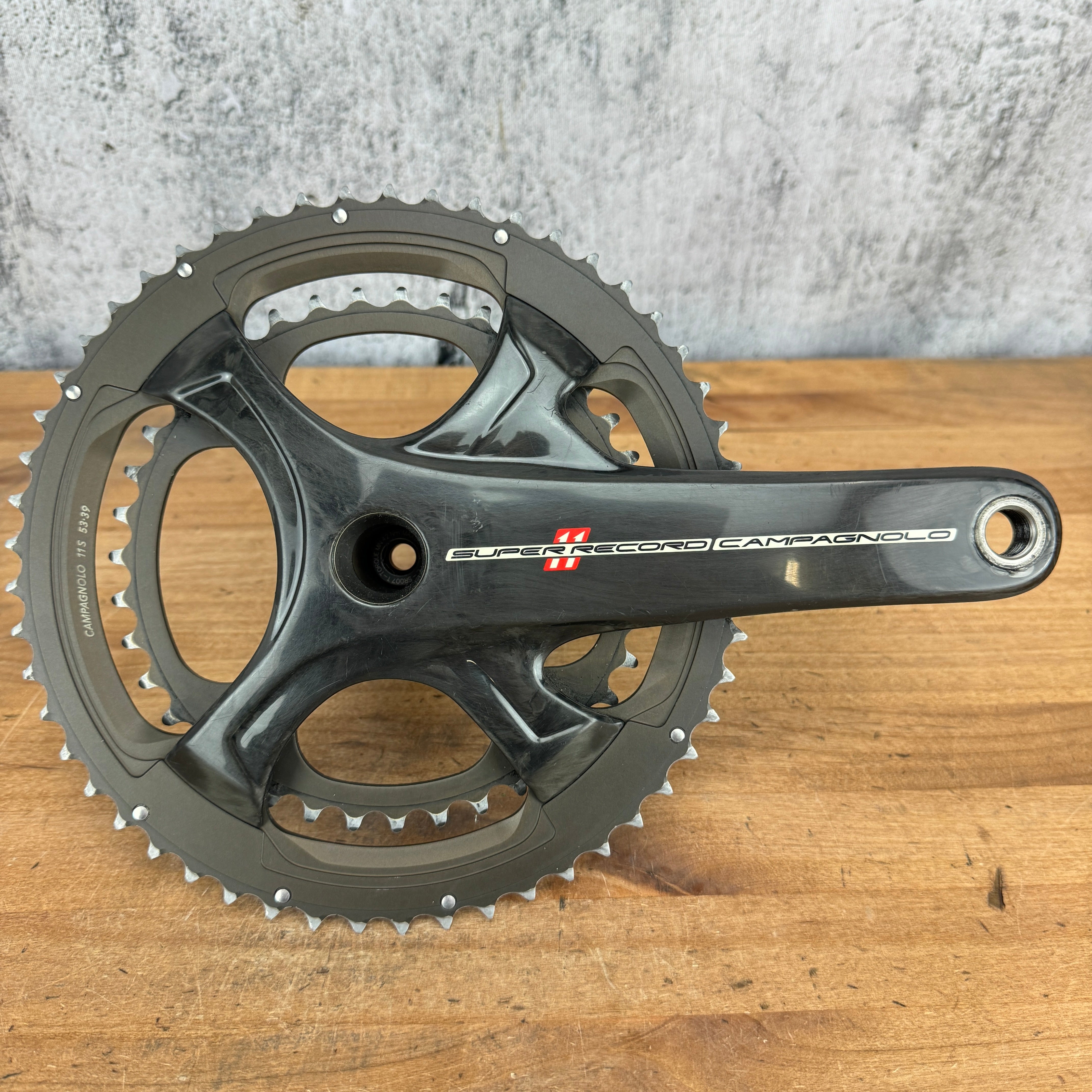 Campagnolo Super Record 11 172.5mm 53/39t 11-Speed Carbon Crankset FC1 –  CyclingUpgrades.com