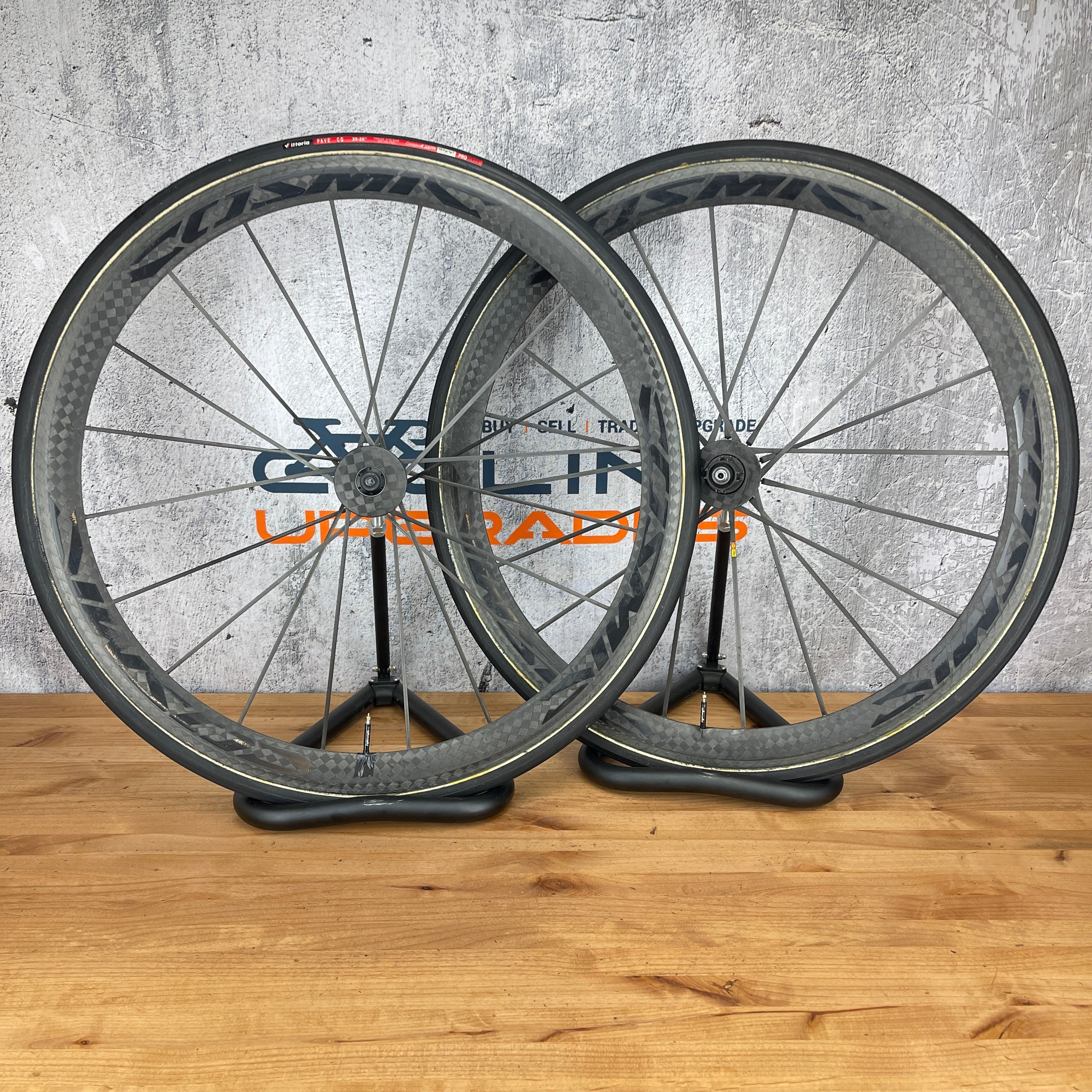 Mavic Cosmic Carbone Ultimate 40mm Carbon Tubular Wheelset 700c Rim Br –  CyclingUpgrades.com