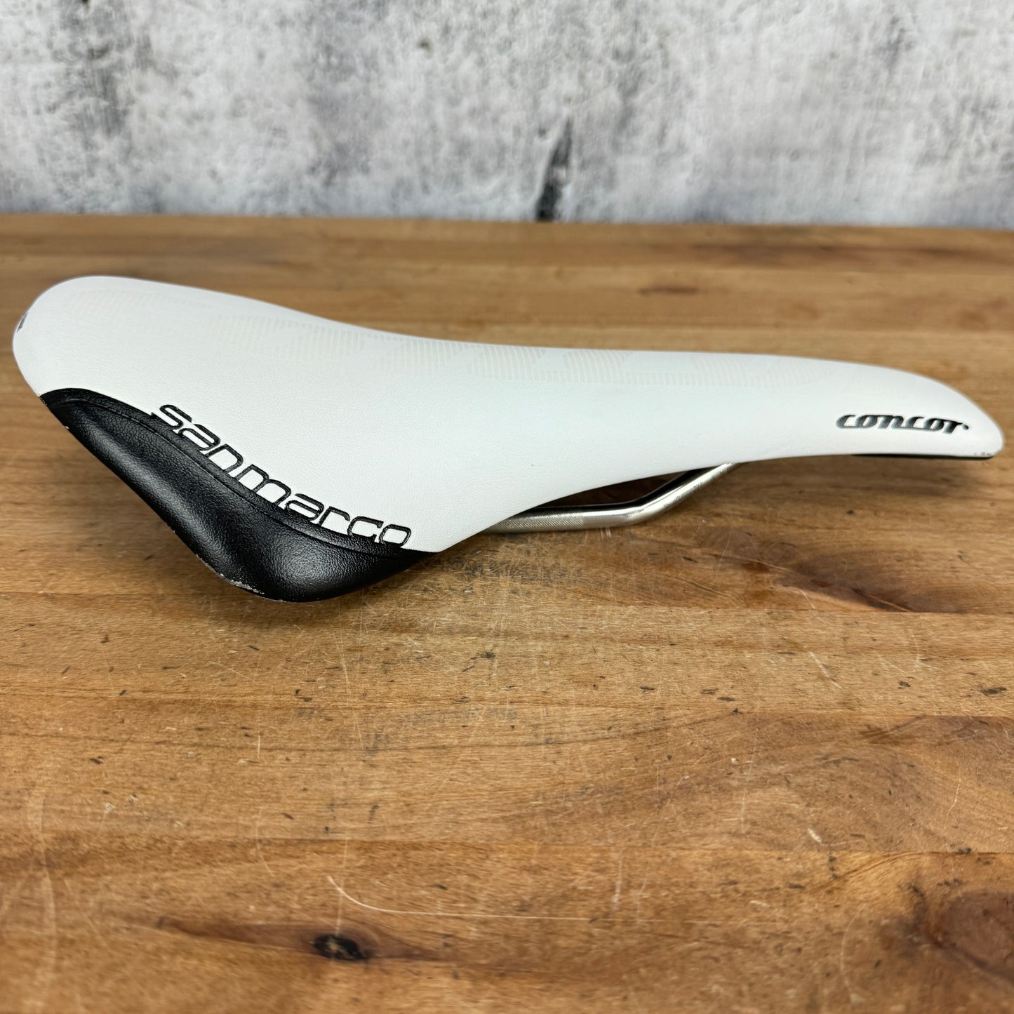 San Marco Concor XSilite 132mm 7x7mm Alloy Rail Bike Saddle 195g