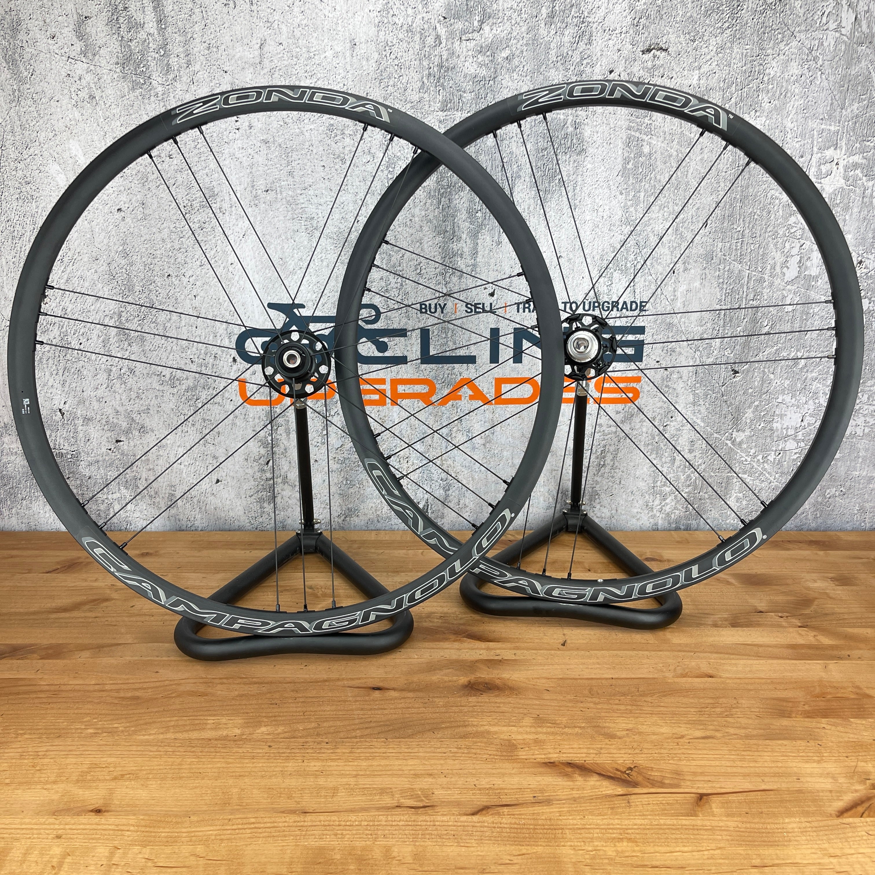 New! Campagnolo Zonda Alloy Clincher Wheelset 700c Disc Brake