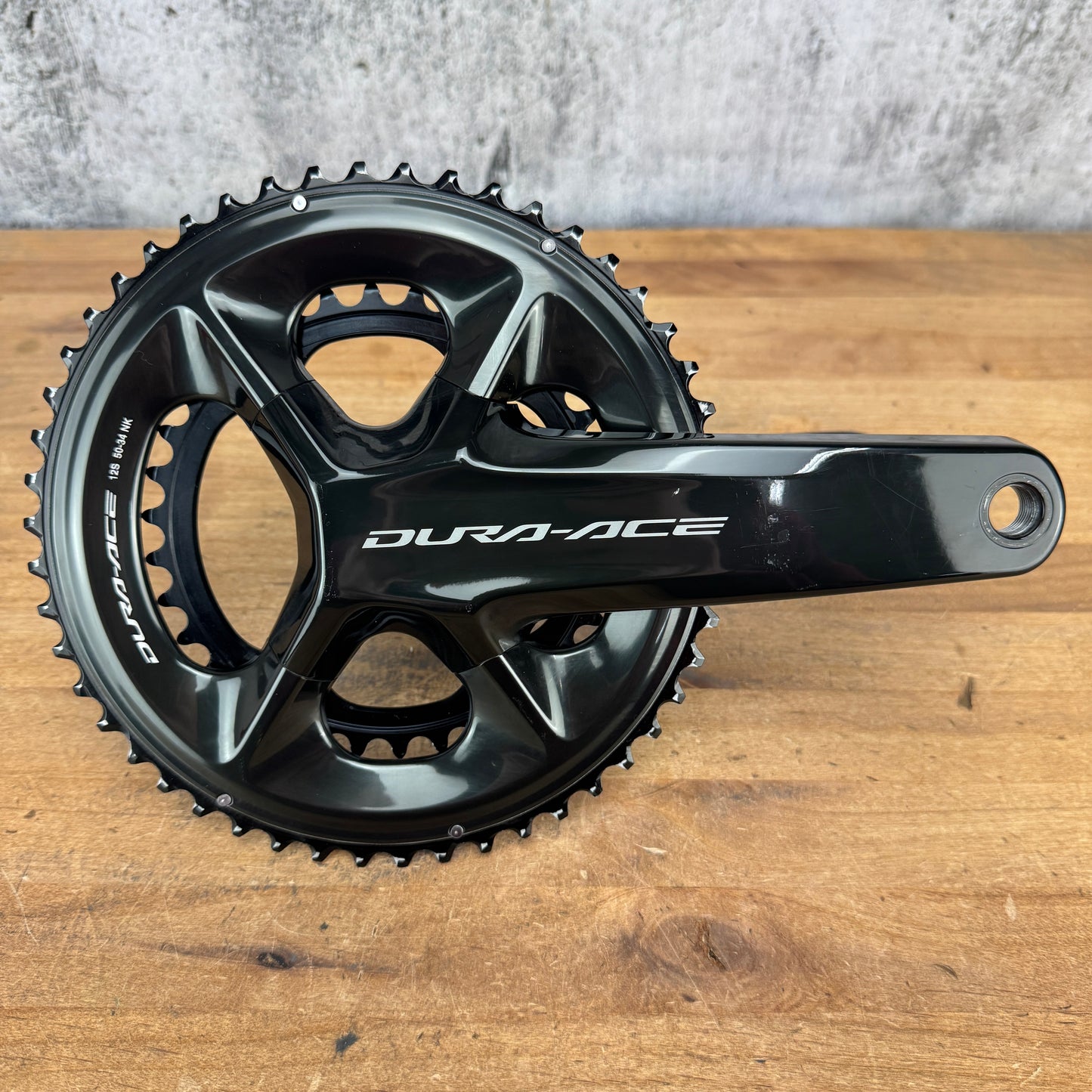 Low Mile! Shimano Dura-Ace FC-R9200 12-Speed 50/34t 172.5mm Crankset 679g