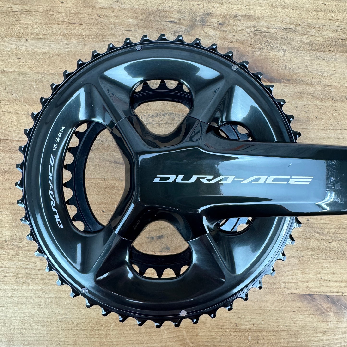 Low Mile! Shimano Dura-Ace FC-R9200 12-Speed 50/34t 172.5mm Crankset 679g