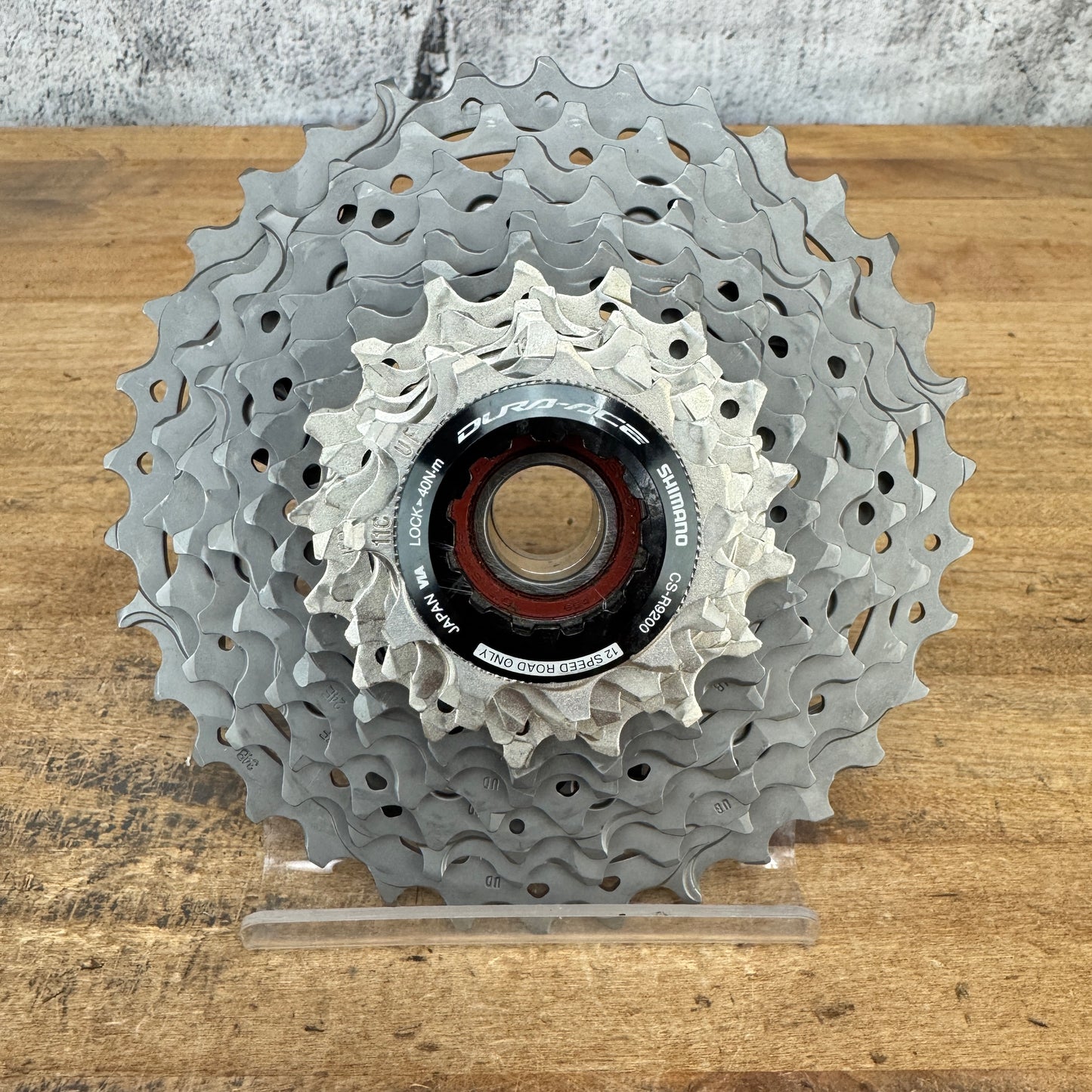 Low Mile! Shimano Dura Ace CS-R9200 11-34t 12-Speed Bike Cassette "Light Wear"