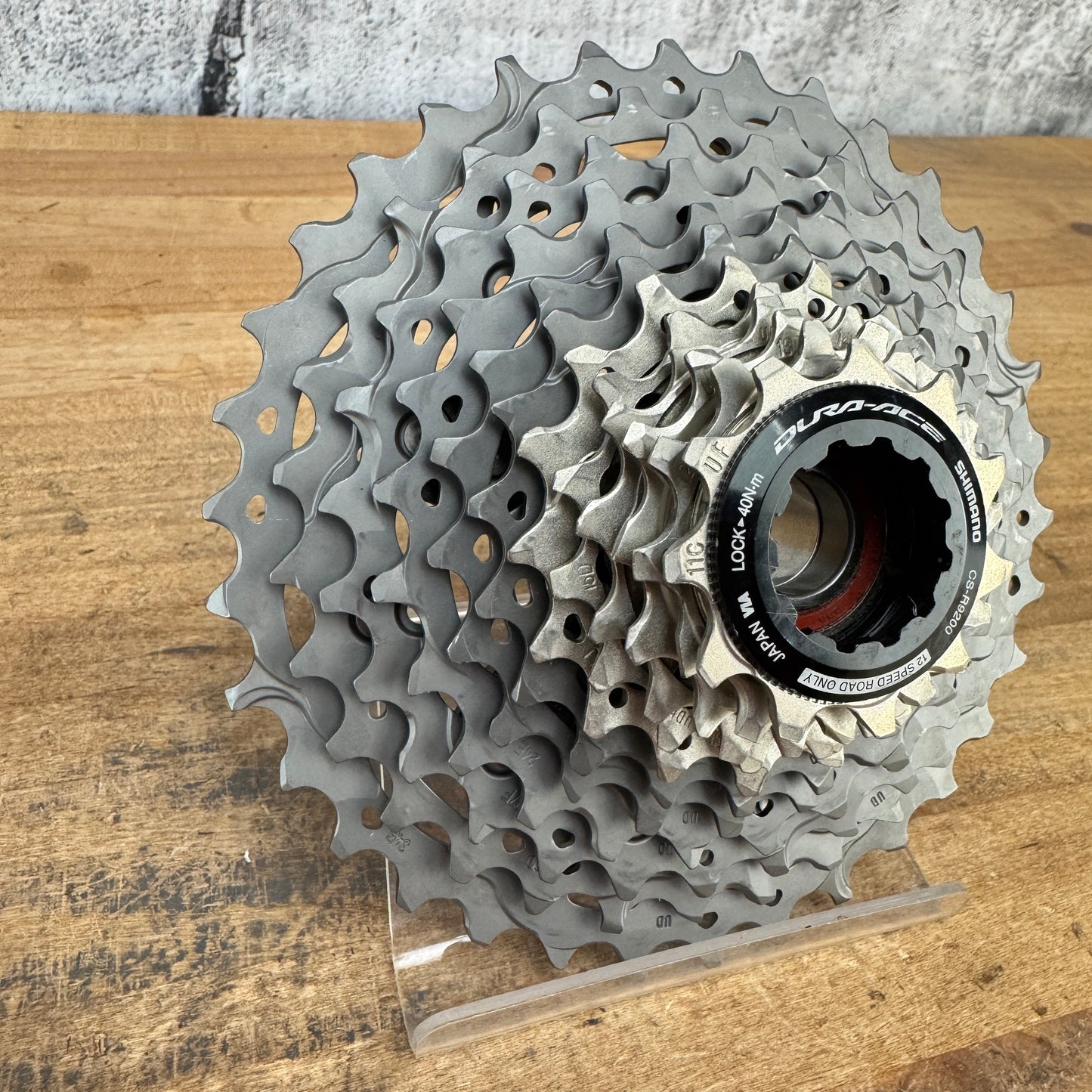 Low Mile! Shimano Dura Ace CS-R9200 11-34t 12-Speed Bike Cassette "Light Wear"