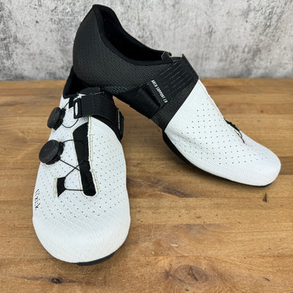 Fizik Stabilita Carbon 45.5 EU BOA 3-Bolt White Road Bike Cycling Shoes