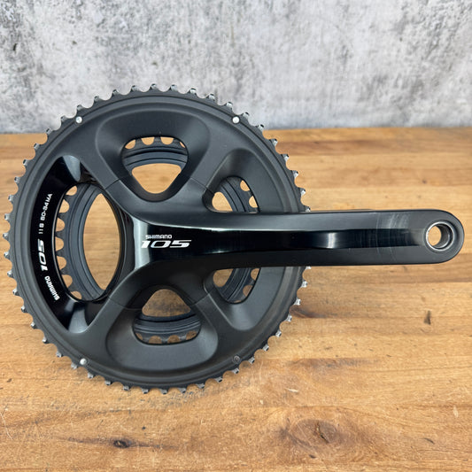 Low Mile! Shimano 105 FC-5800 175mm 50/34T 11-Speed 24mm Spindle Bike Crankset