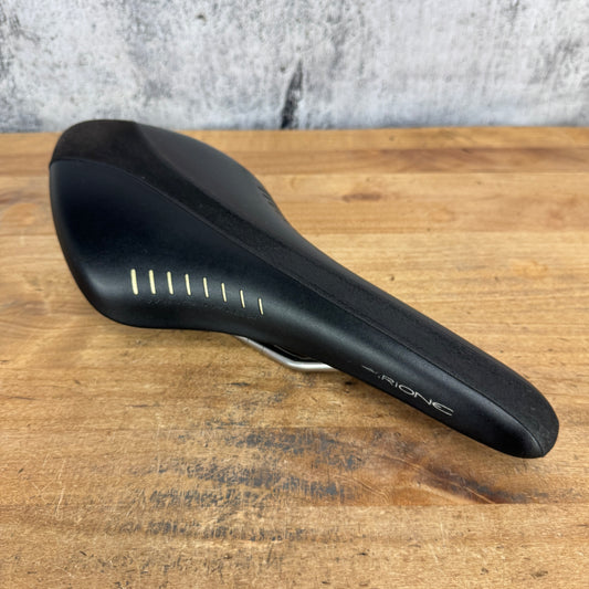 Low Mile! Fizik Arione Wing-Flex 130mm 7x7mm Kium Rails Bike Saddle 230g