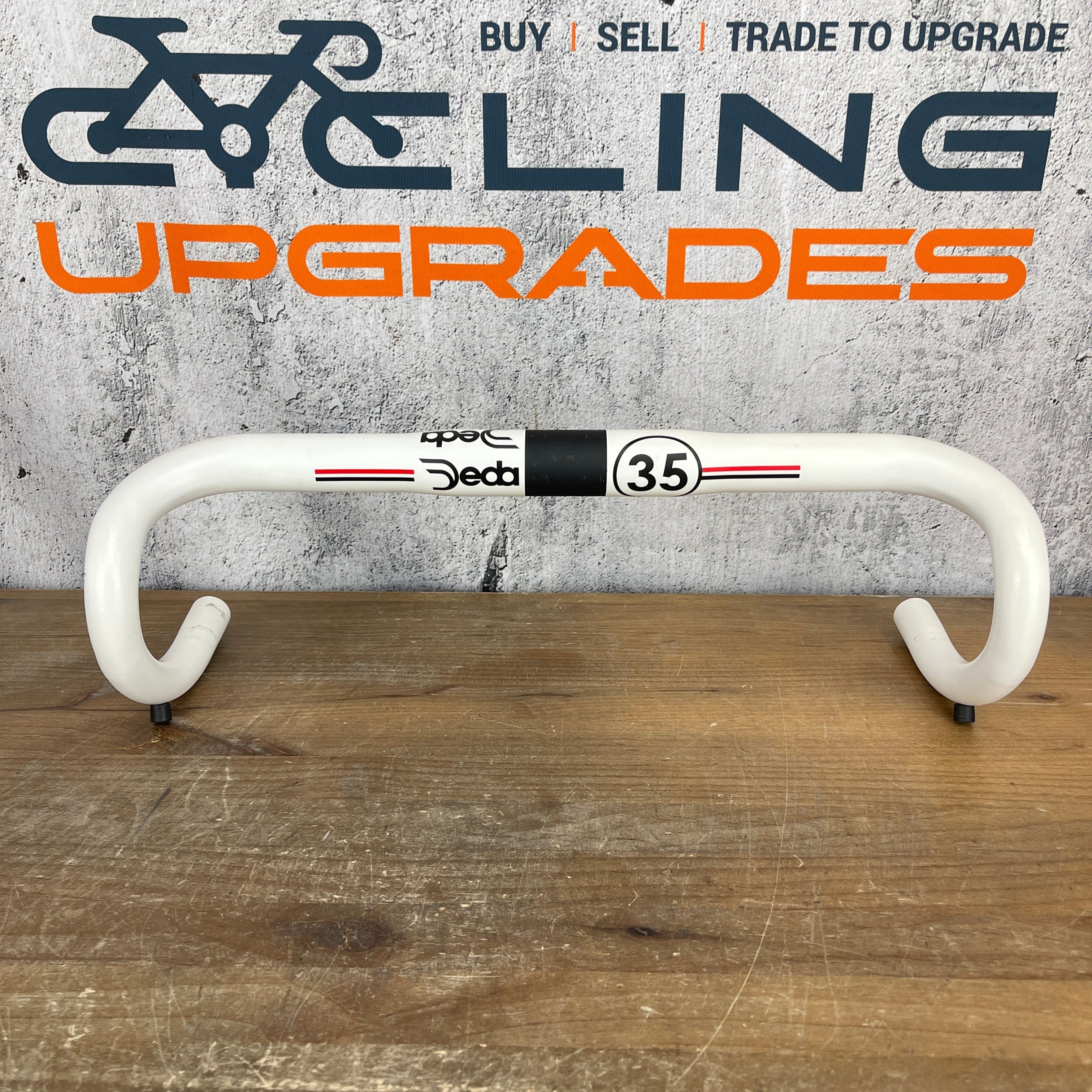 New Takeoff! Deda Elementi Trentacinque M35 Matte White 46cm 35mm Hand –  CyclingUpgrades.com