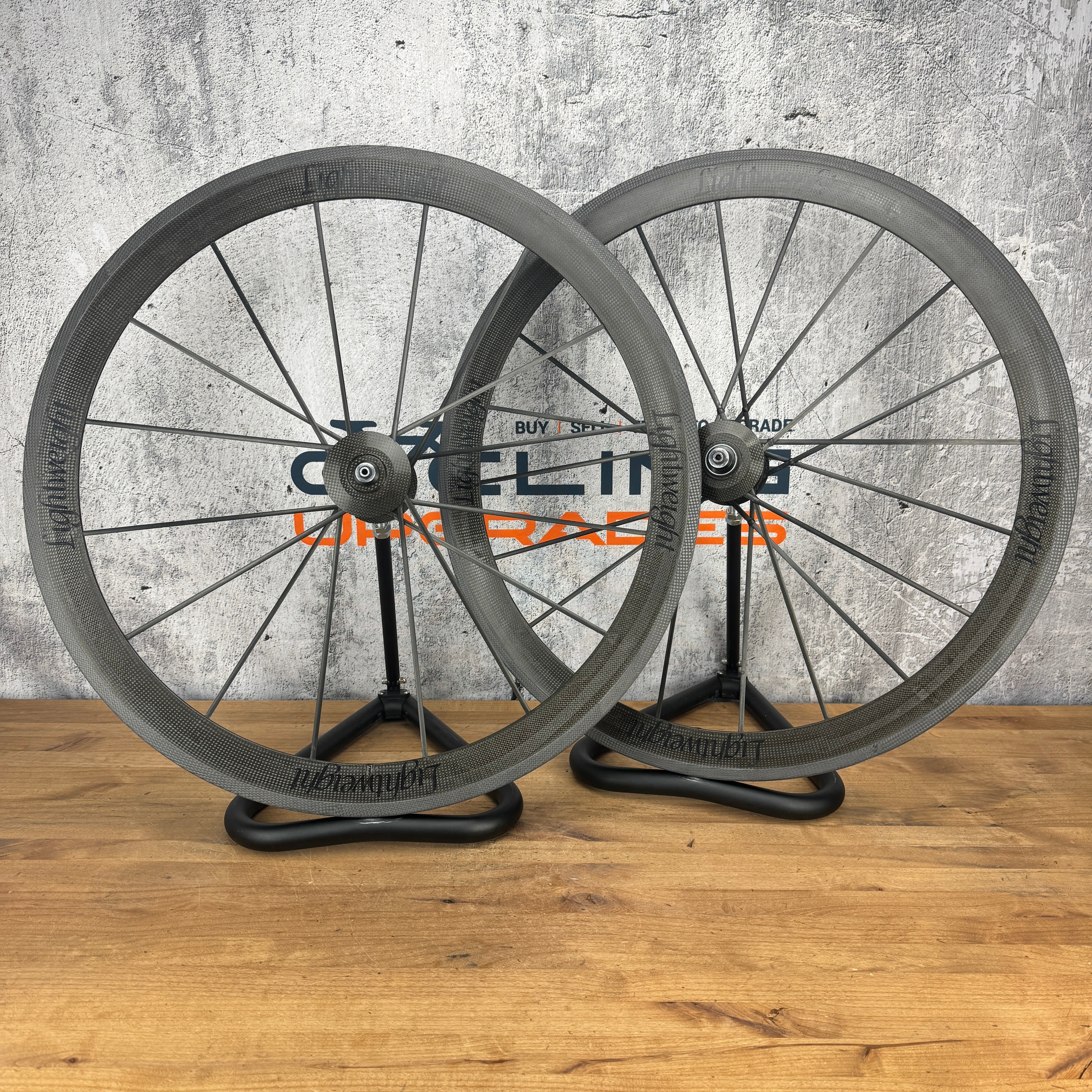 Lightweight Meilenstein Gen IV 16/20 Carbon Clincher Wheelset Rim Brake  1303g