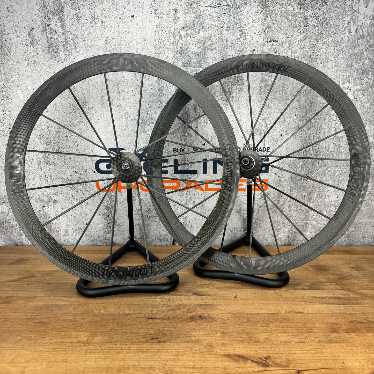 Lightweight Meilenstein Gen IV 16/20 Carbon Clincher Wheelset Rim Brake 1303g