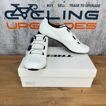 New! Trek Velocis Road White EU 47 BOA Dial 3-Bolt Men's Cycling Shoes MSRP $250