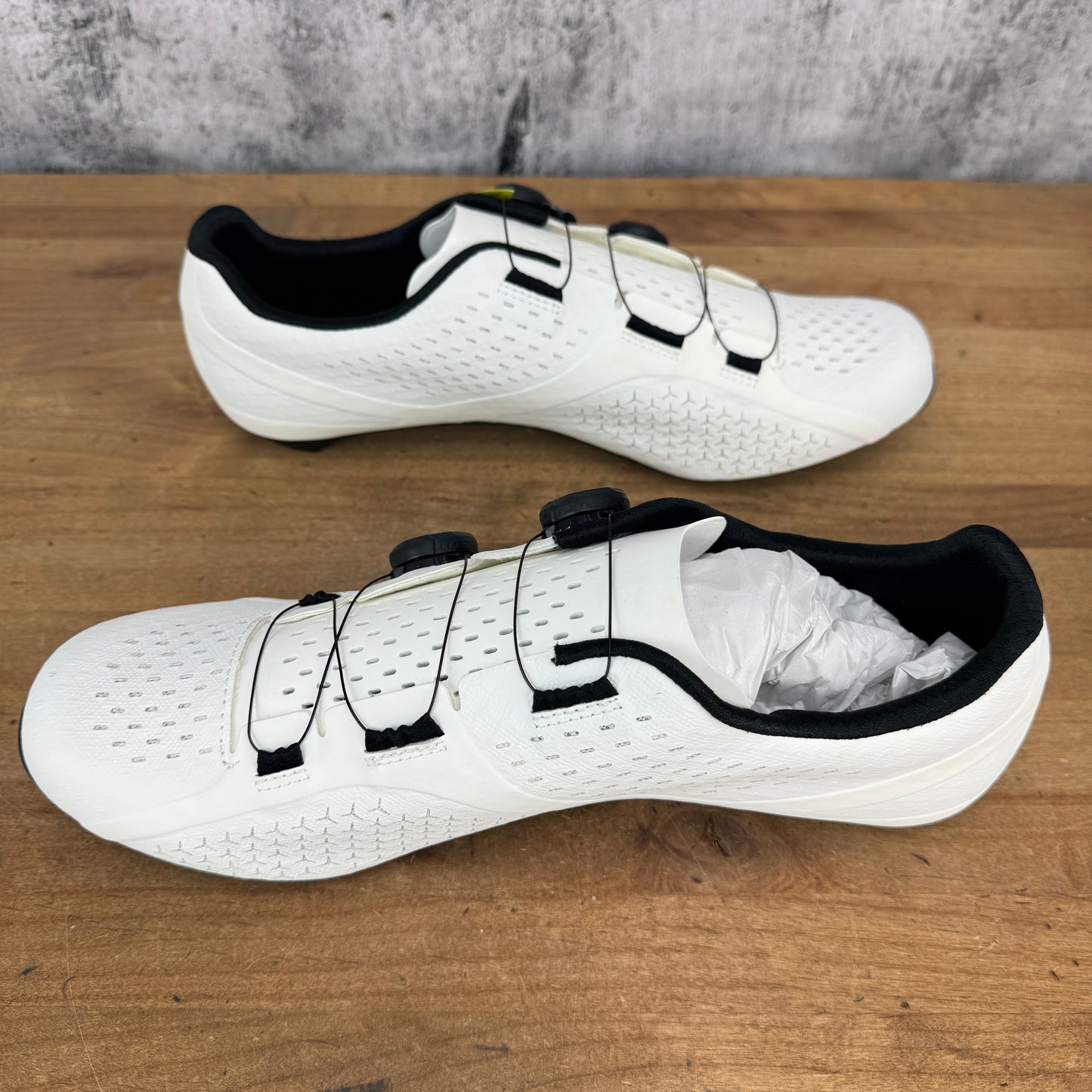 New! Trek Velocis Road White EU 47 BOA Dial 3-Bolt Men's Cycling Shoes MSRP $250