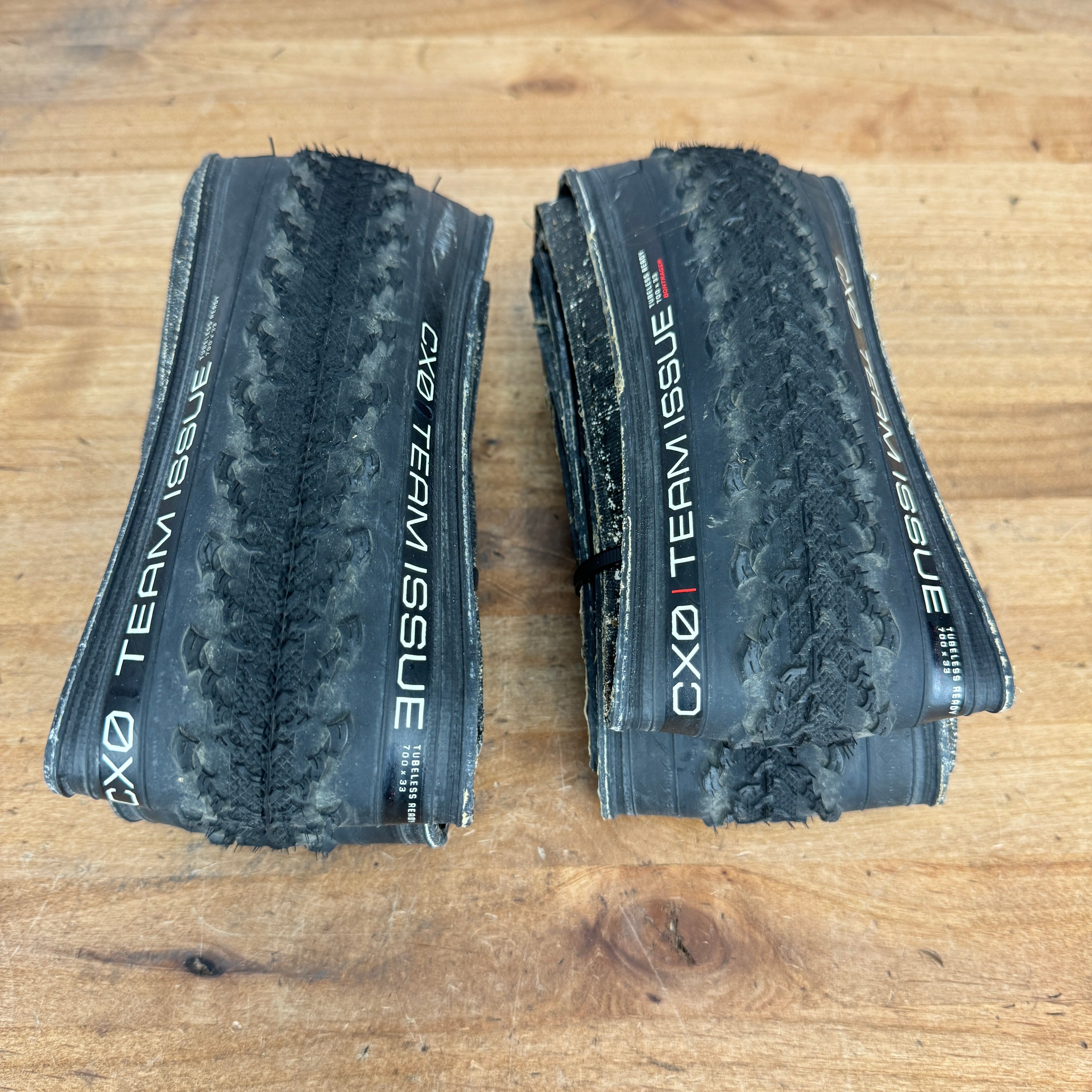 Light Use Pair Bontrager CX0 Team Issue 700c x 33mm Tubeless Gravel T CyclingUpgrades