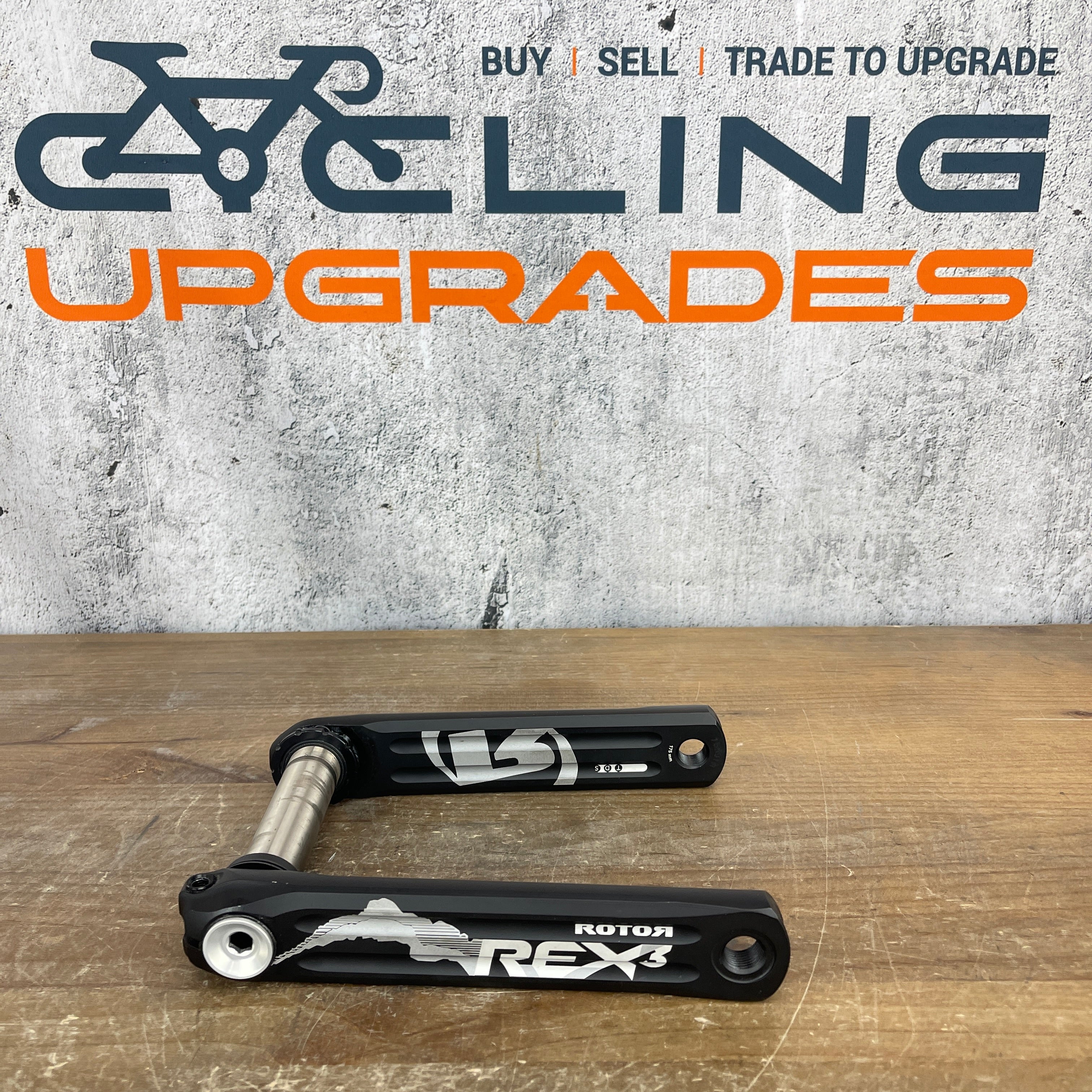 Mint! Rotor REX3 175mm 24mm Spindle Alloy Crank Arms 495g –  CyclingUpgrades.com