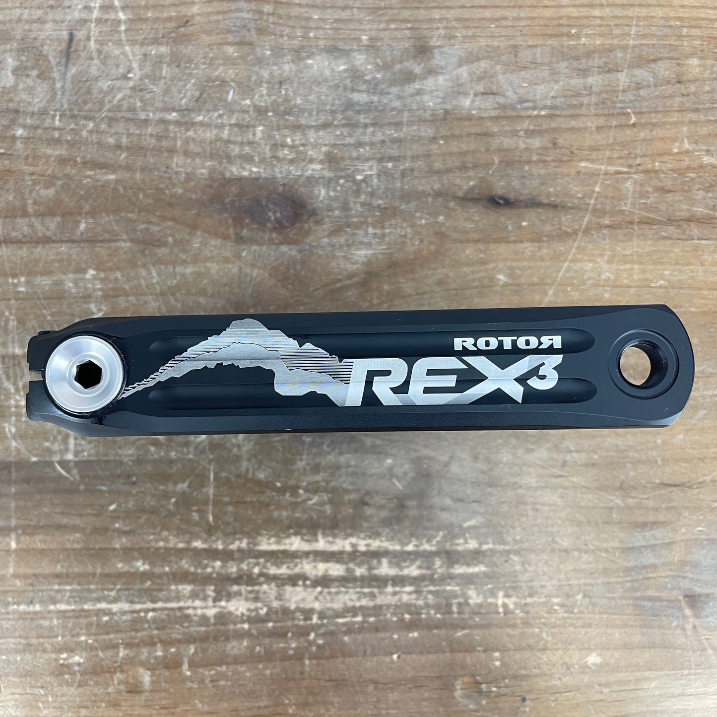 Mint! Rotor REX3 175mm 24mm Spindle Alloy Crank Arms 495g