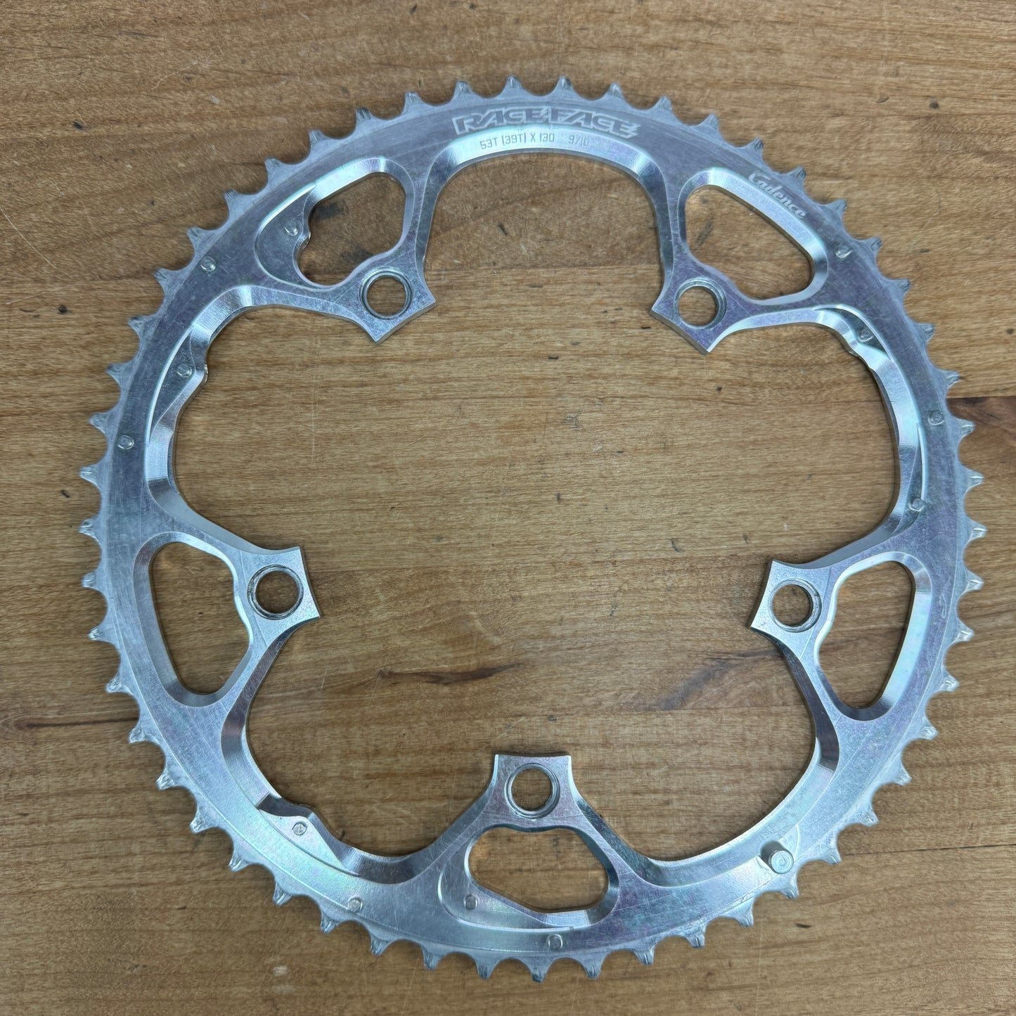 Race Face Cadence 53/39t 130BCD 5-Bolt Chainring Set 150g