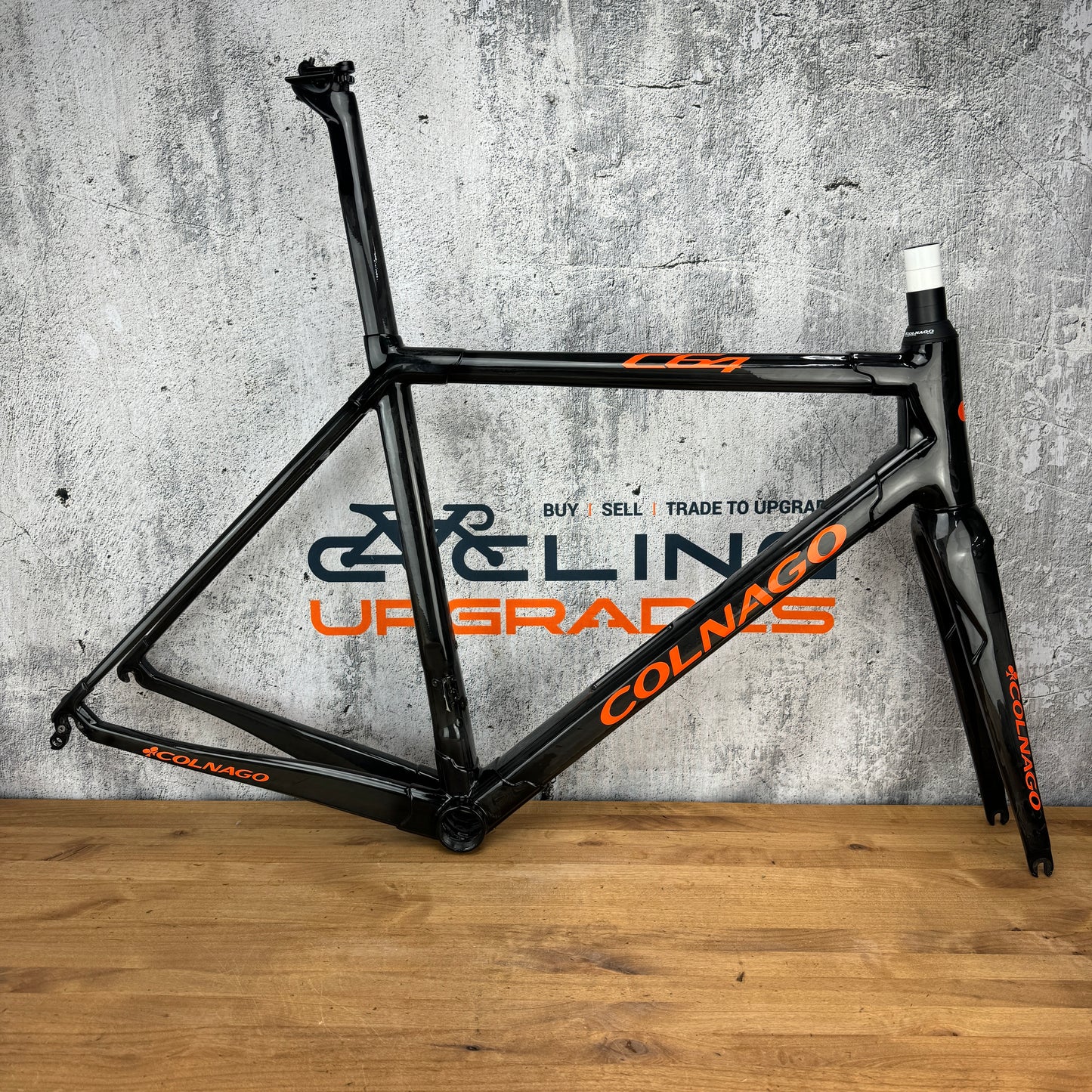 Gnar Paint! Colnago C64 52s (55cm TT) Rim Brake Carbon Frameset 700c Custom FInish