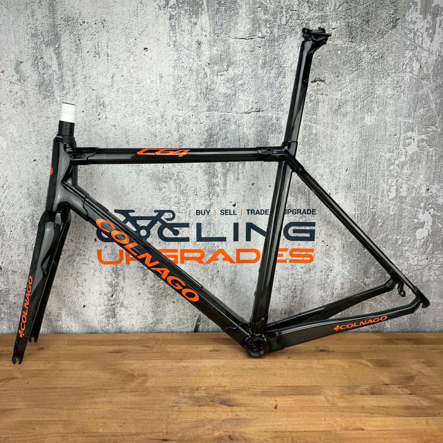 Gnar Paint! Colnago C64 52s (55cm TT) Rim Brake Carbon Frameset 700c Custom FInish