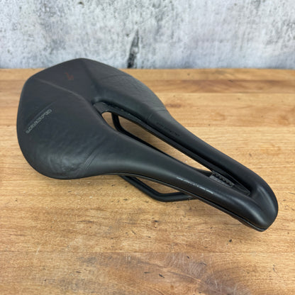 Specialized Power Pro w/ Elaston 143mm 7x7mm Hollow Ti Rails Bike Saddle 225g