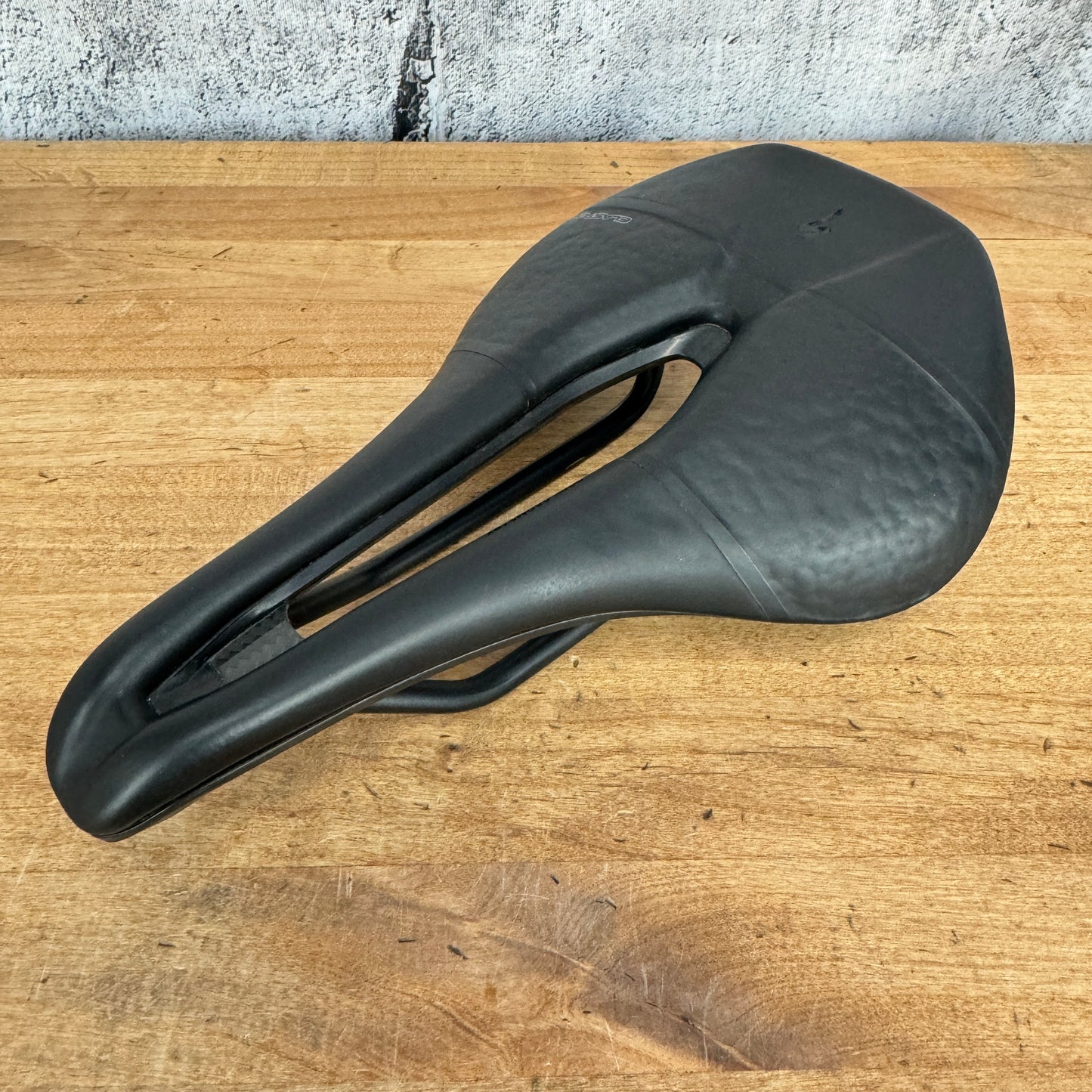 Specialized Power Pro w/ Elaston 143mm 7x7mm Hollow Ti Rails Bike Saddle 225g