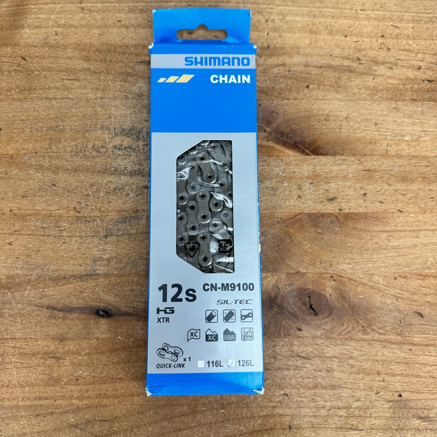 New! Shimano CN-M9100 XTR/Dura Ace 12-Speed 126 Links Bike Chain w/ Quick Link