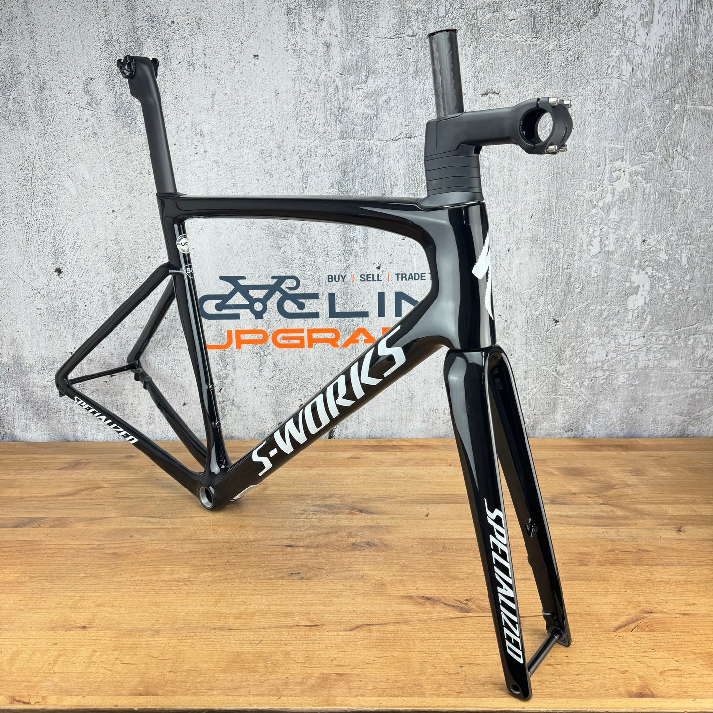 New! Specialized S-works Tarmac SL7 56cm Gloss Black 700c Road Bike Frameset