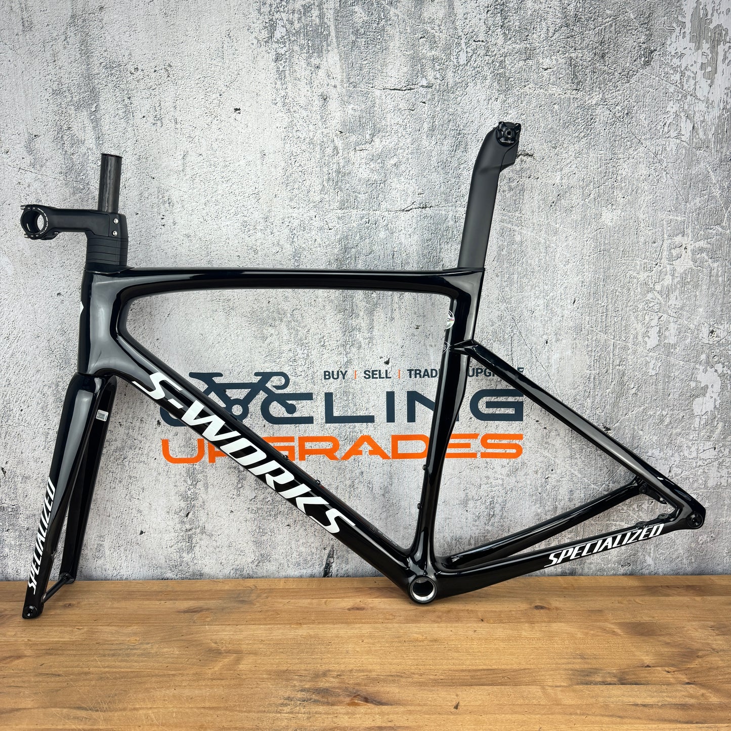 New! Specialized S-works Tarmac SL7 56cm Gloss Black 700c Road Bike Frameset