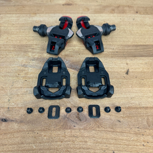 Low Mile! Time XPRO 12 Titanium Spindle Carbon Road Pedals + Cleats 190g