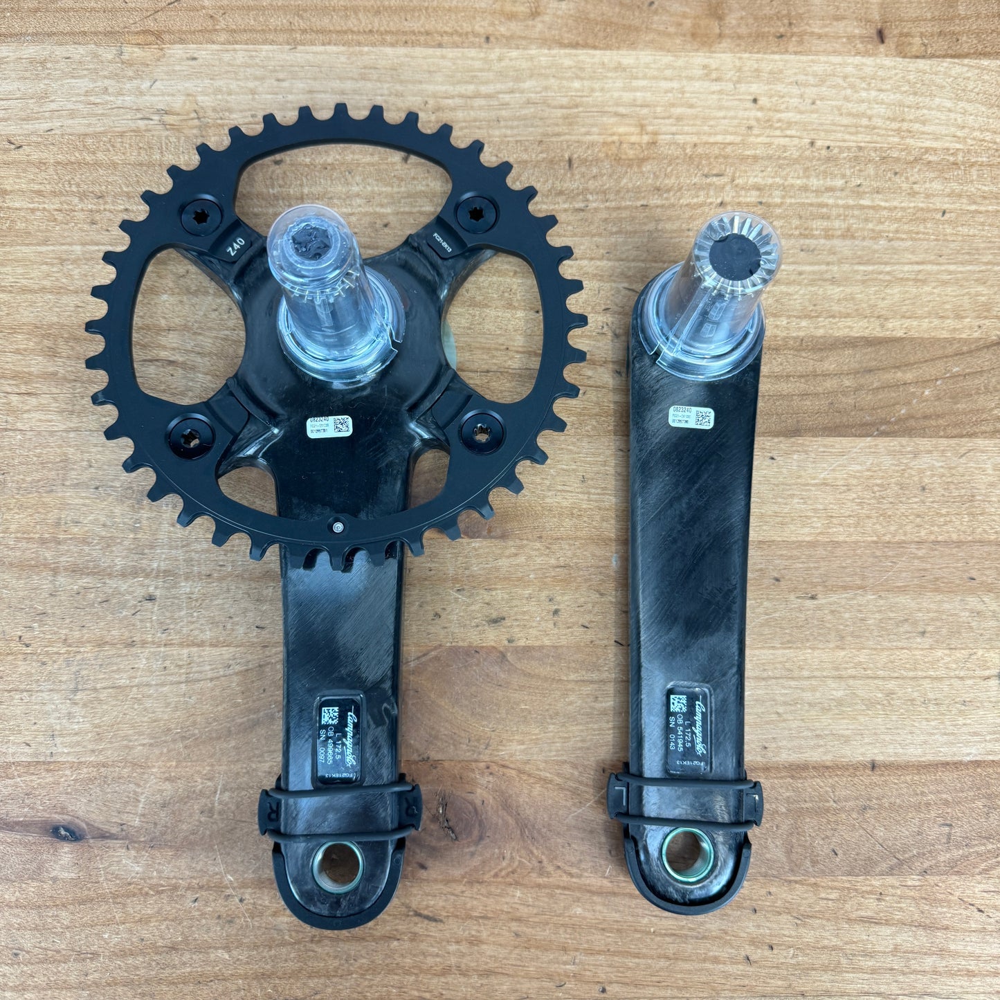 New! Campagnolo Ekar 1x 40t 172.5mm 13-Speed Carbon Bike Crankset 615g