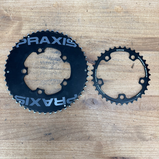 PraxisWorks TT Aero 52/36t 110mm BCD 5-Bolt 10/11-Speed Chainring Set 181g