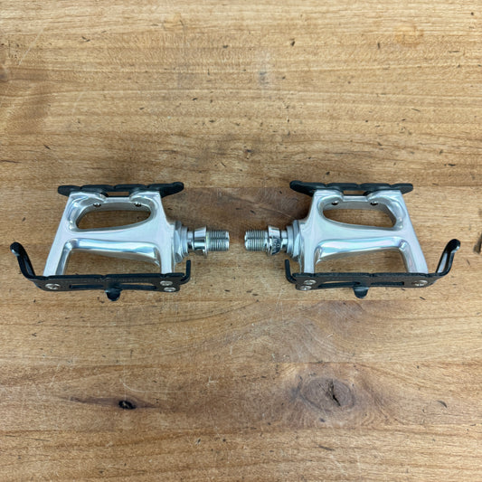 New! Campagnolo 1980s C-Record Quill Triple Bearing Pista 9/16" x 20 Pedals