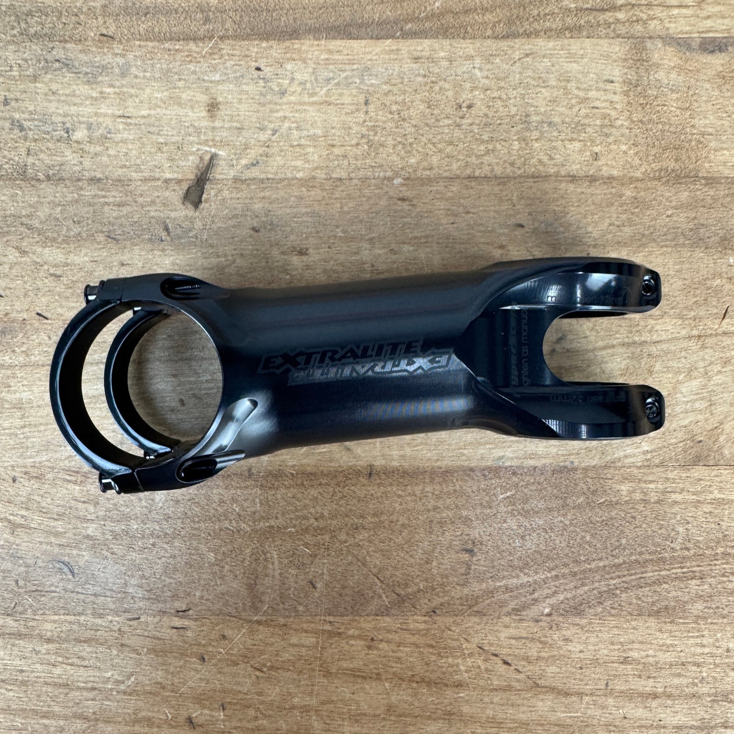 New! Extralite HyperStem 90mm ±6 Degree 31.8mm Black Bike Stem 74g