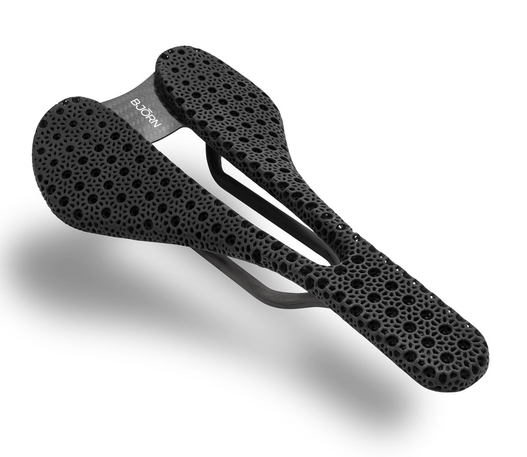 New! Bjorn Cycles Setka 3D Printed 143mm 7x9mm Carbon Rail Bike Saddle 131g