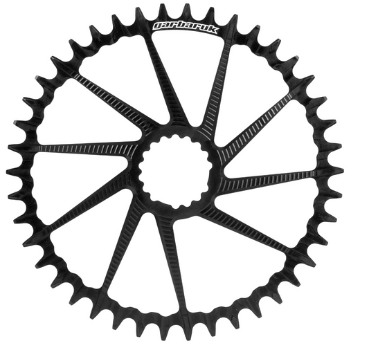 New! Garbaruk 1x 42t Direct Mount Road/Gravel Black Bike Chainring 74g