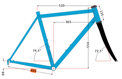 2008 Lynskey S&S Travel Coupler Breakaway 52cm Rim Brake Titanium Frameset 700c