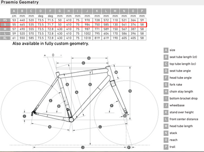 Low Mile! 2014 Guru Praemio Small 53.5cm Rim Brake Titanium Frameset 700c 1815g