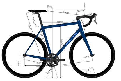 Low Mile! 2018 Caletti Road Race Special 56cm Steel Frameset 700c Enve Chris King