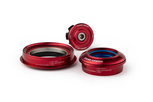 New! Cane Creek Hellbender 70 1 1/8" ZS44/28.6/H8 ZS56/40 BAA1186 Red Headset