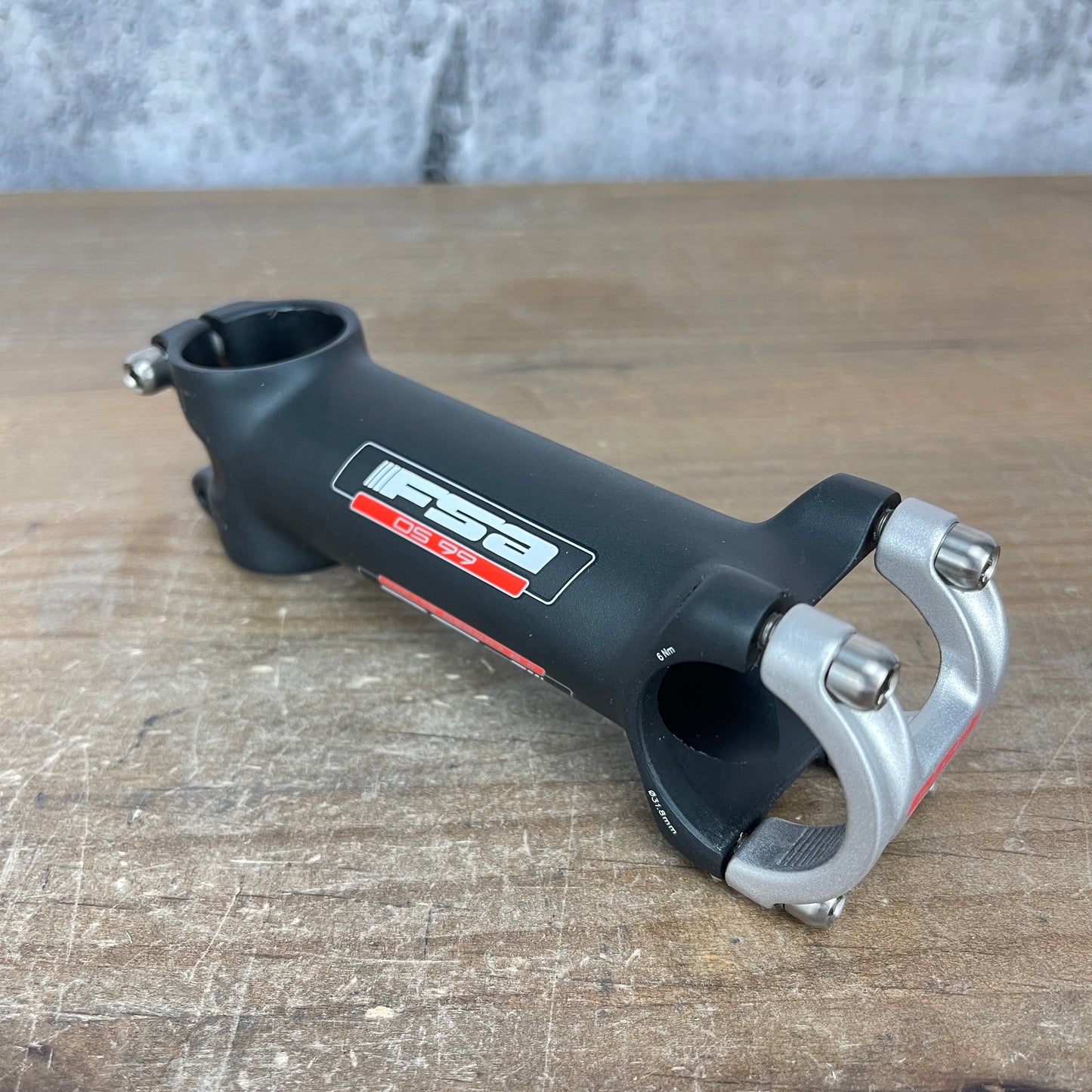 FSA OS-99 110mm ±6 Degree Black Alloy Road Bike Stem 125g