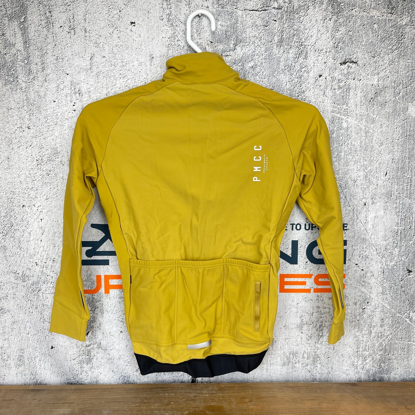 Light Use! Pedal Mafia PMCC Thermal Long Sleeve Men's Small Cycling Jacket Wasabi