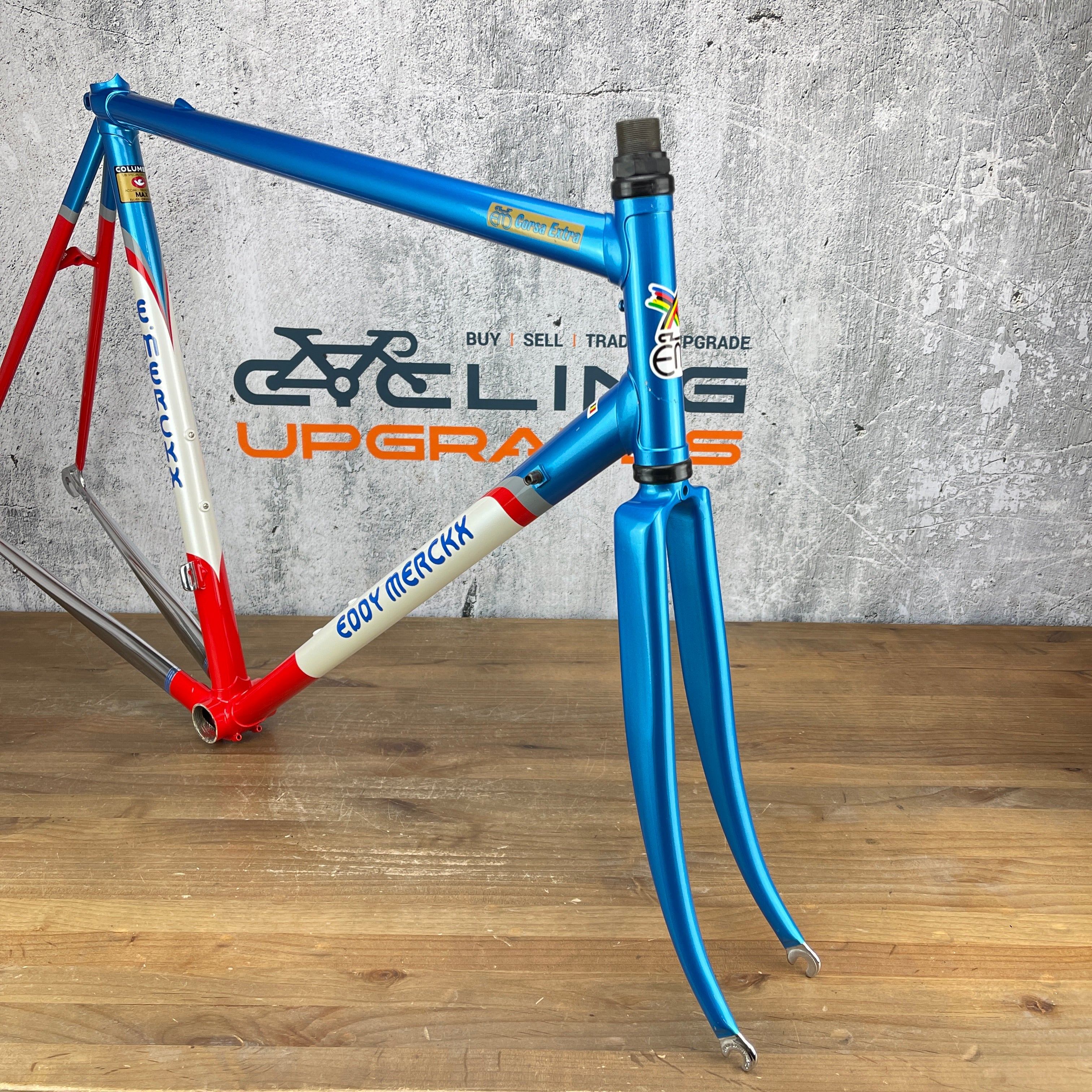 Never Built! Eddy Merckx Motorola Corsa Extra MAX 56cm Rim Brake Steel  Frameset