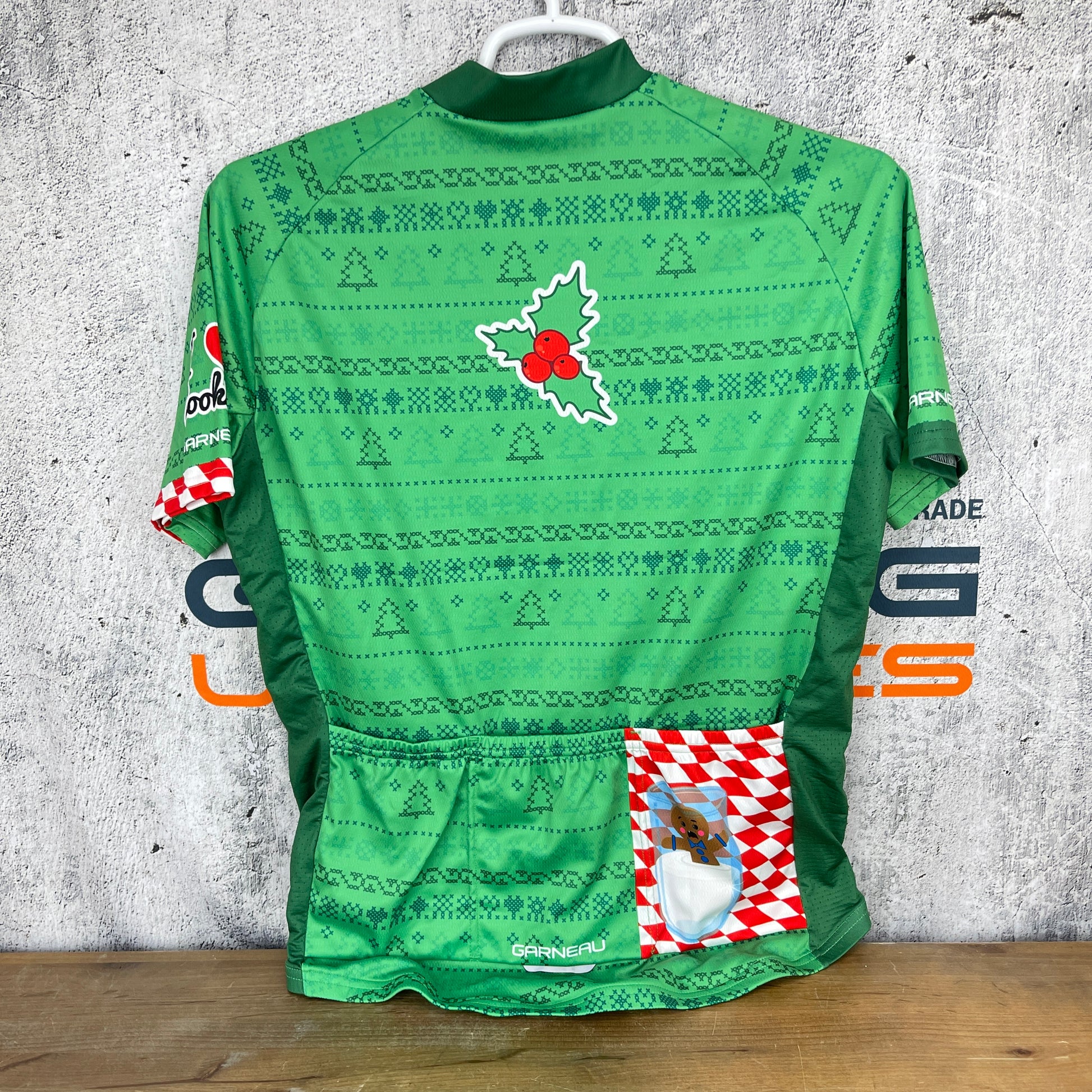 Light Use! Louis Garneau Men's XL Gingerbread Short Sleeve Cycling Jer –