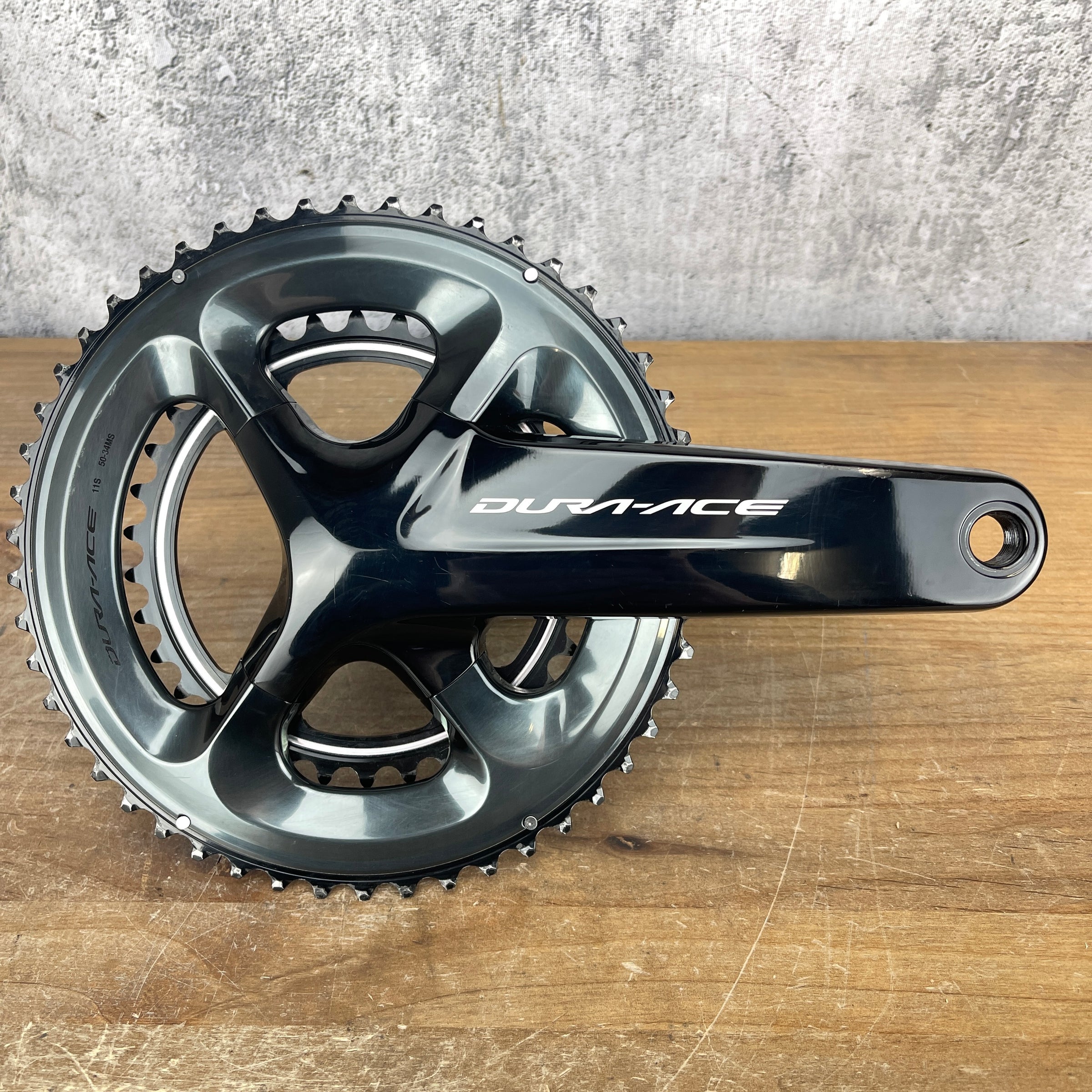 Low Mile! Shimano Dura Ace FC-R9100 175mm 50/34t 11-Speed Road Bike Crankset