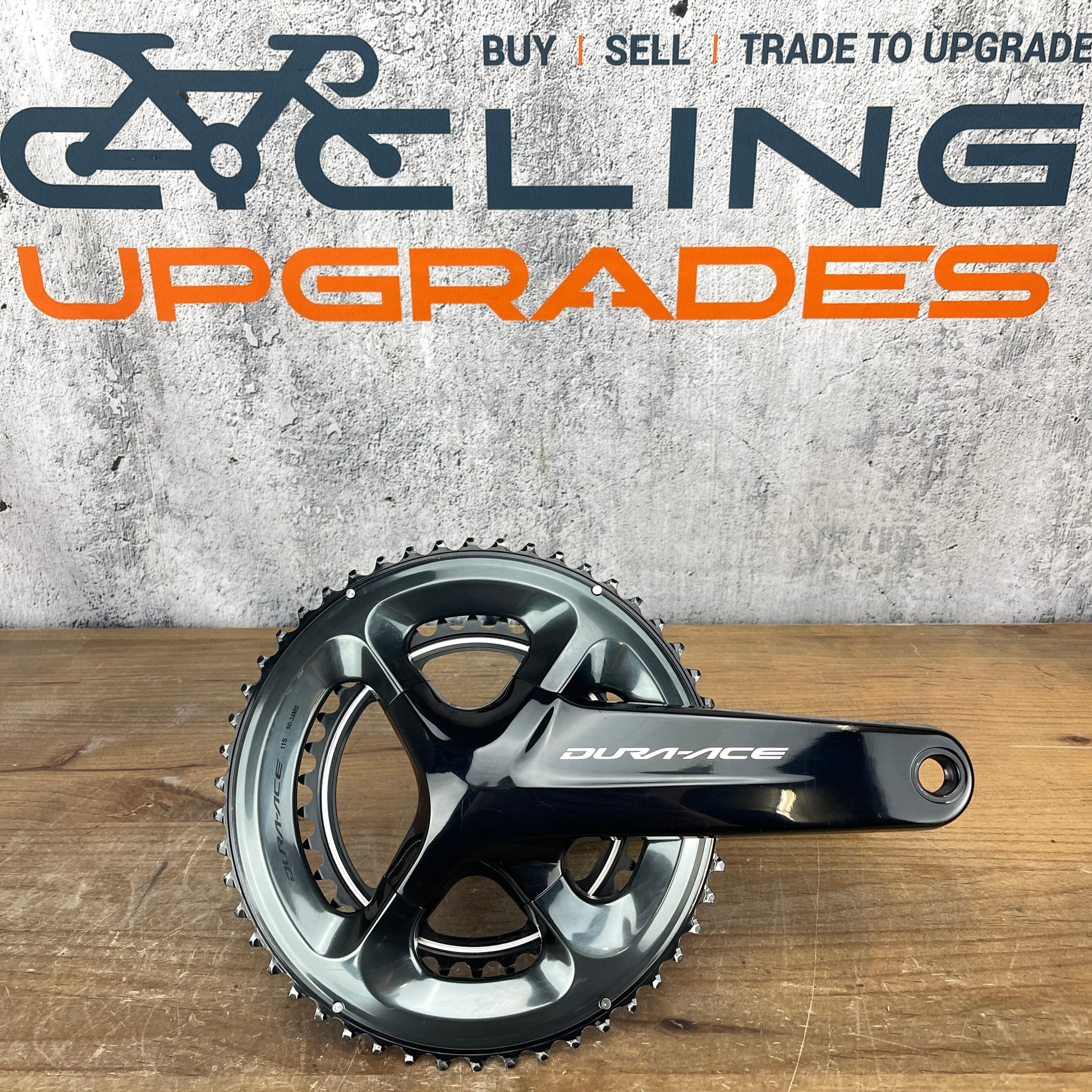 Low Mile! Shimano Dura Ace FC-R9100 175mm 50/34t 11-Speed Road Bike Crankset