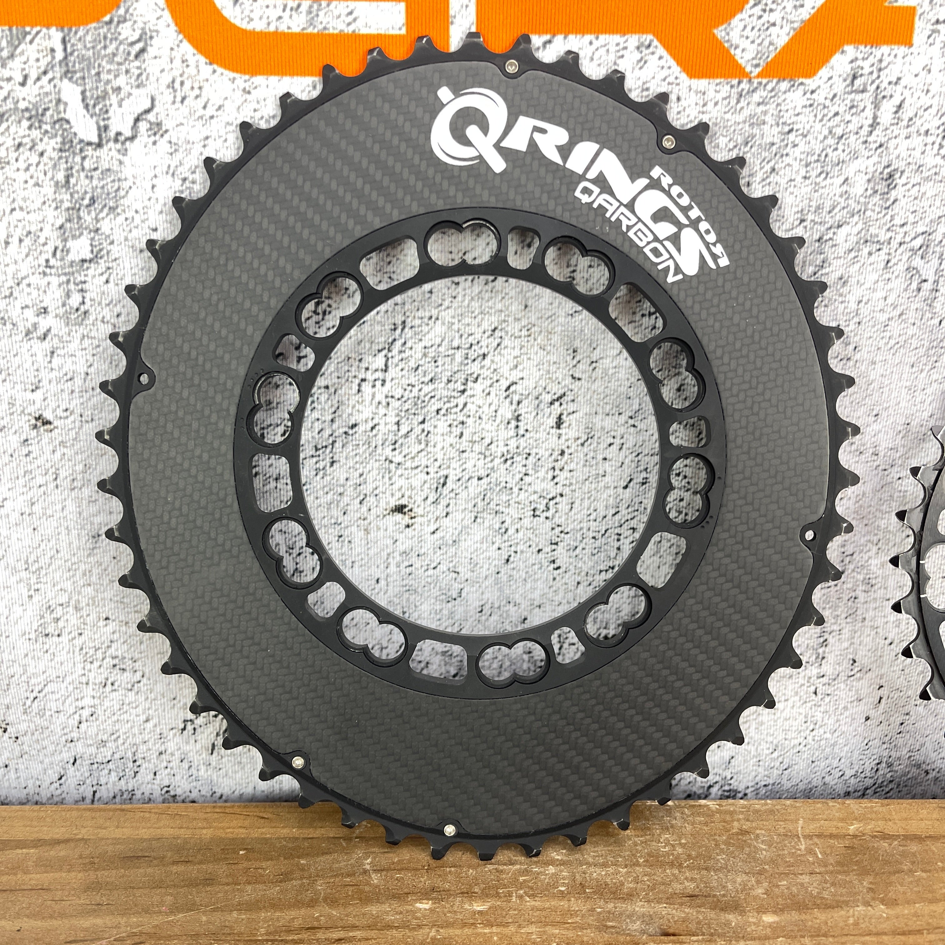 Rotor Q-Rings Qarbon 50/34t 110BCD 11-Speed Aero Road Bike Chainrings –  CyclingUpgrades.com